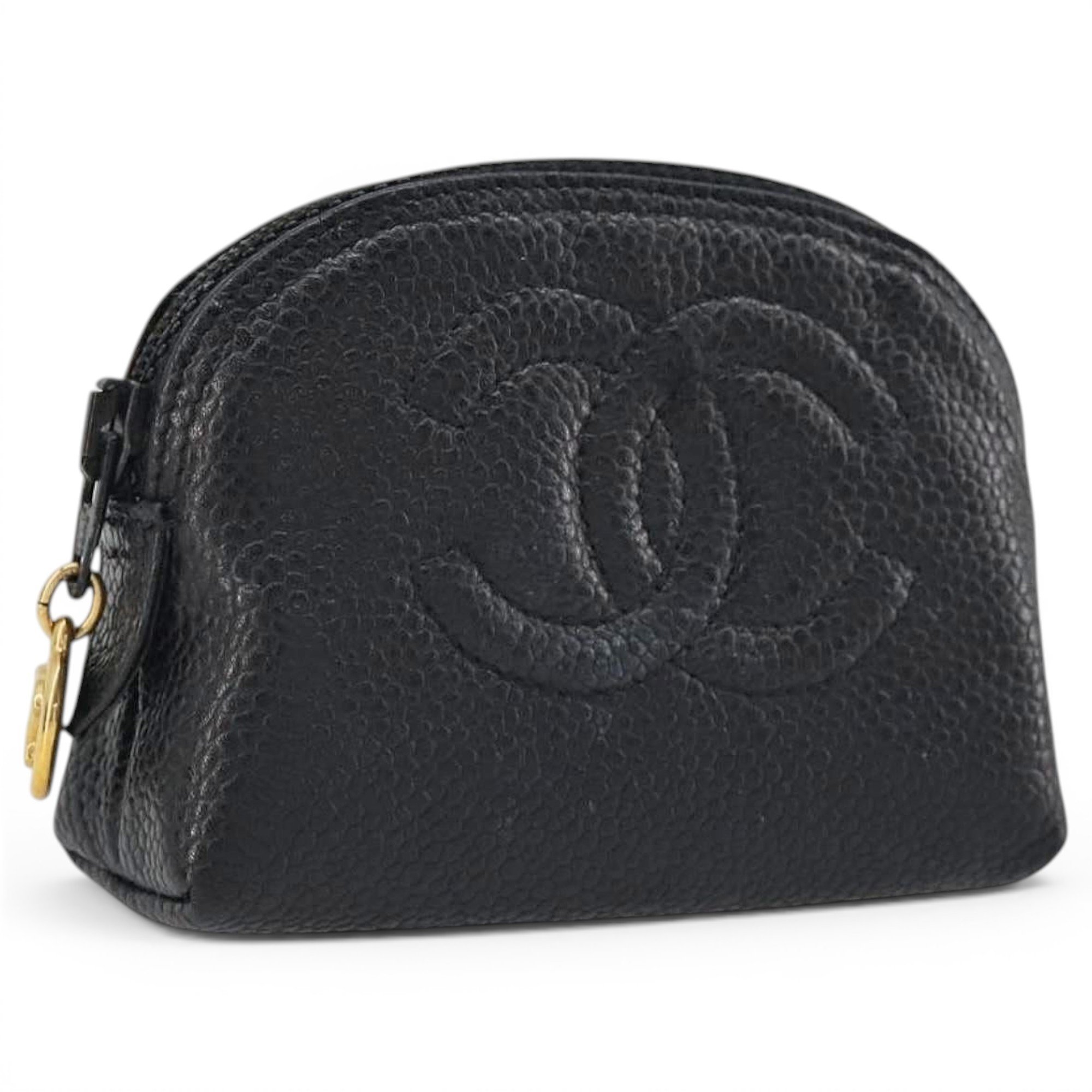 Leather clutch bag