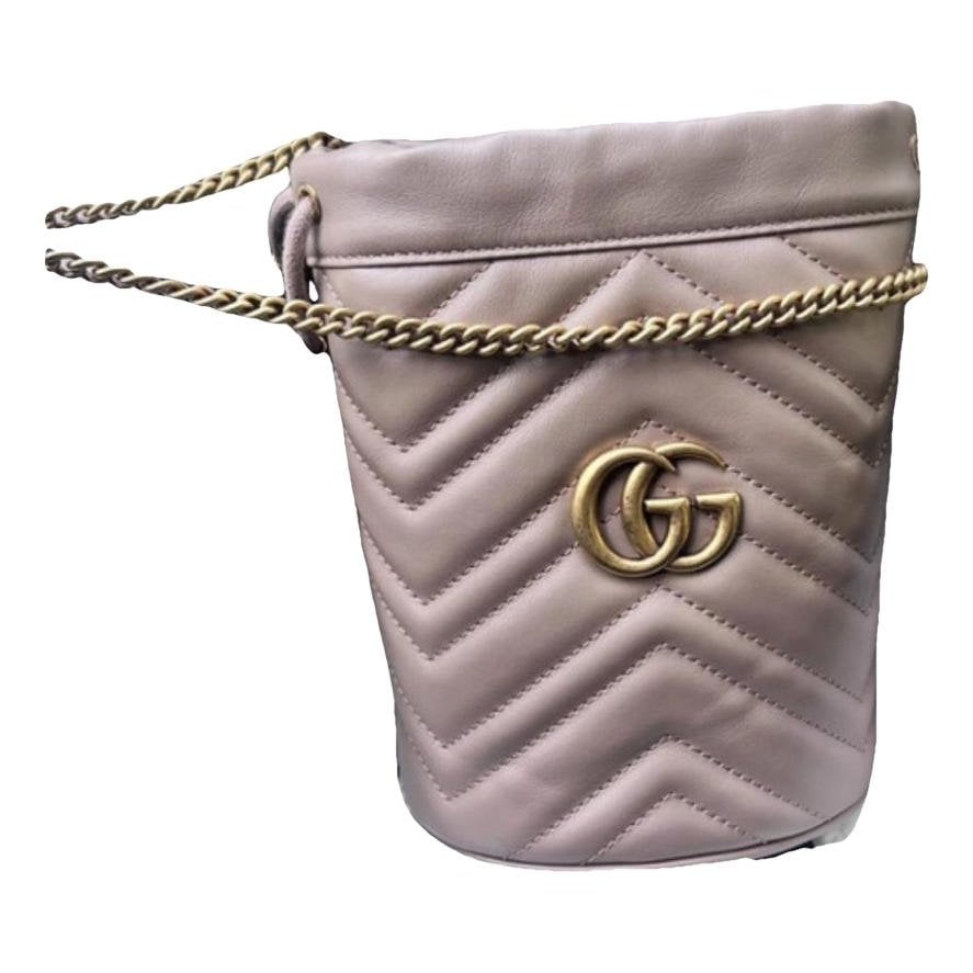 GG Marmont Bucket leather crossbody bag