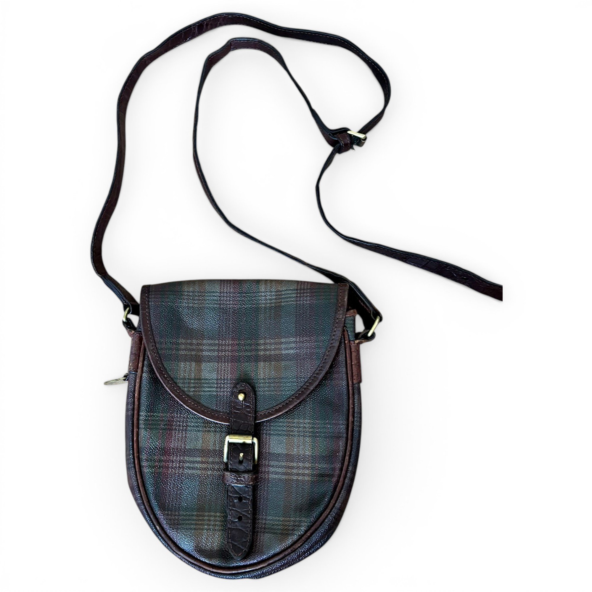 Leather crossbody bag