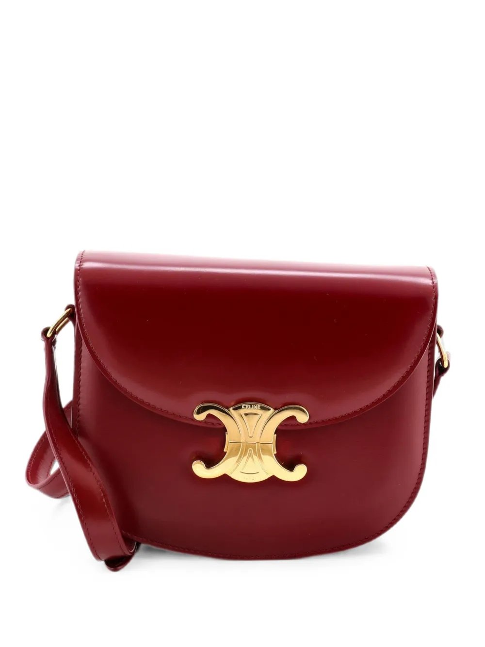 Triomphe Besace Clea Flap Bag Leather shoulder bag