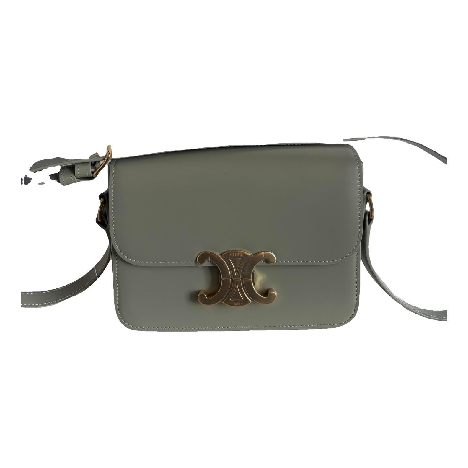 Triomphe leather handbag