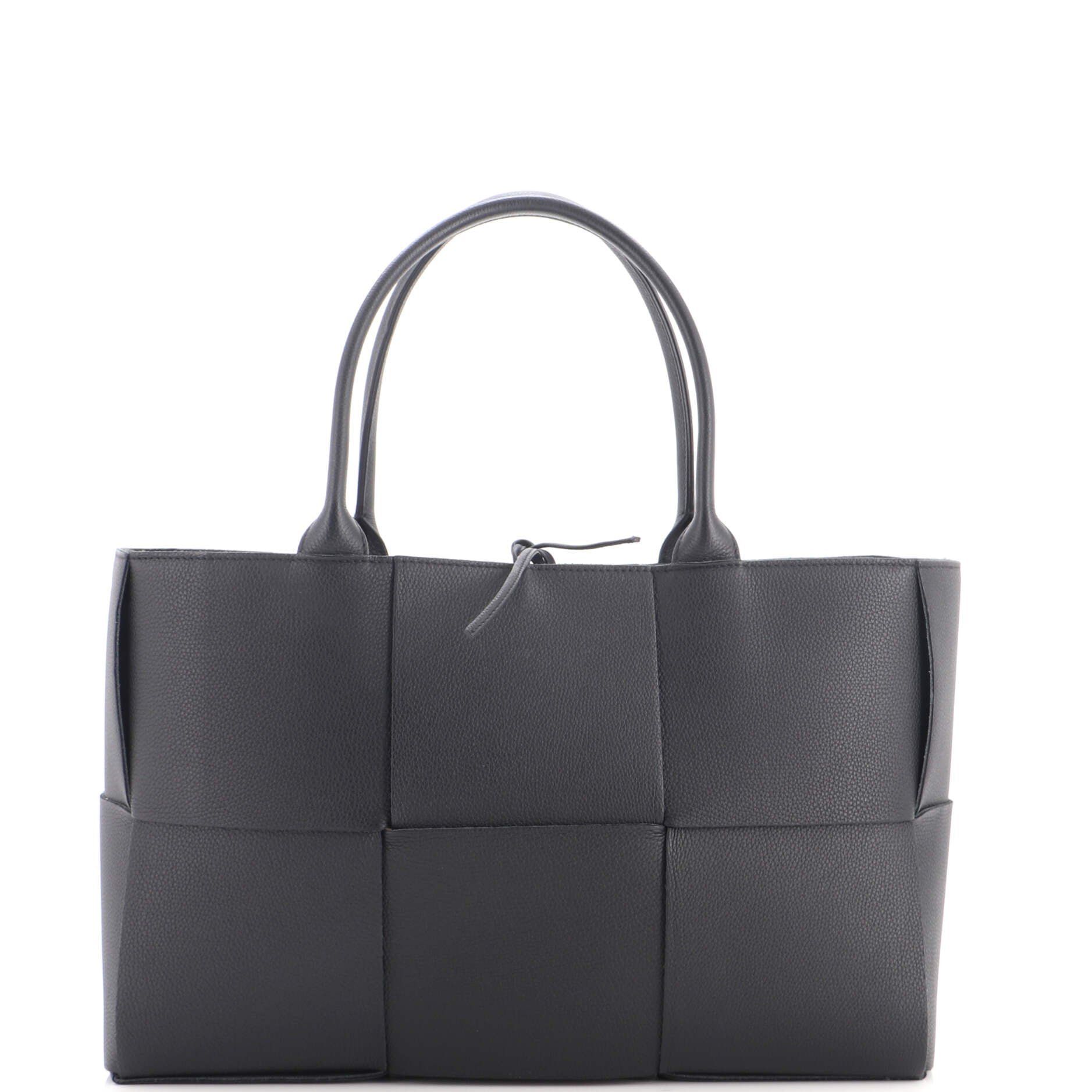 Arco Tote Maxi Intrecciato Leather Medium