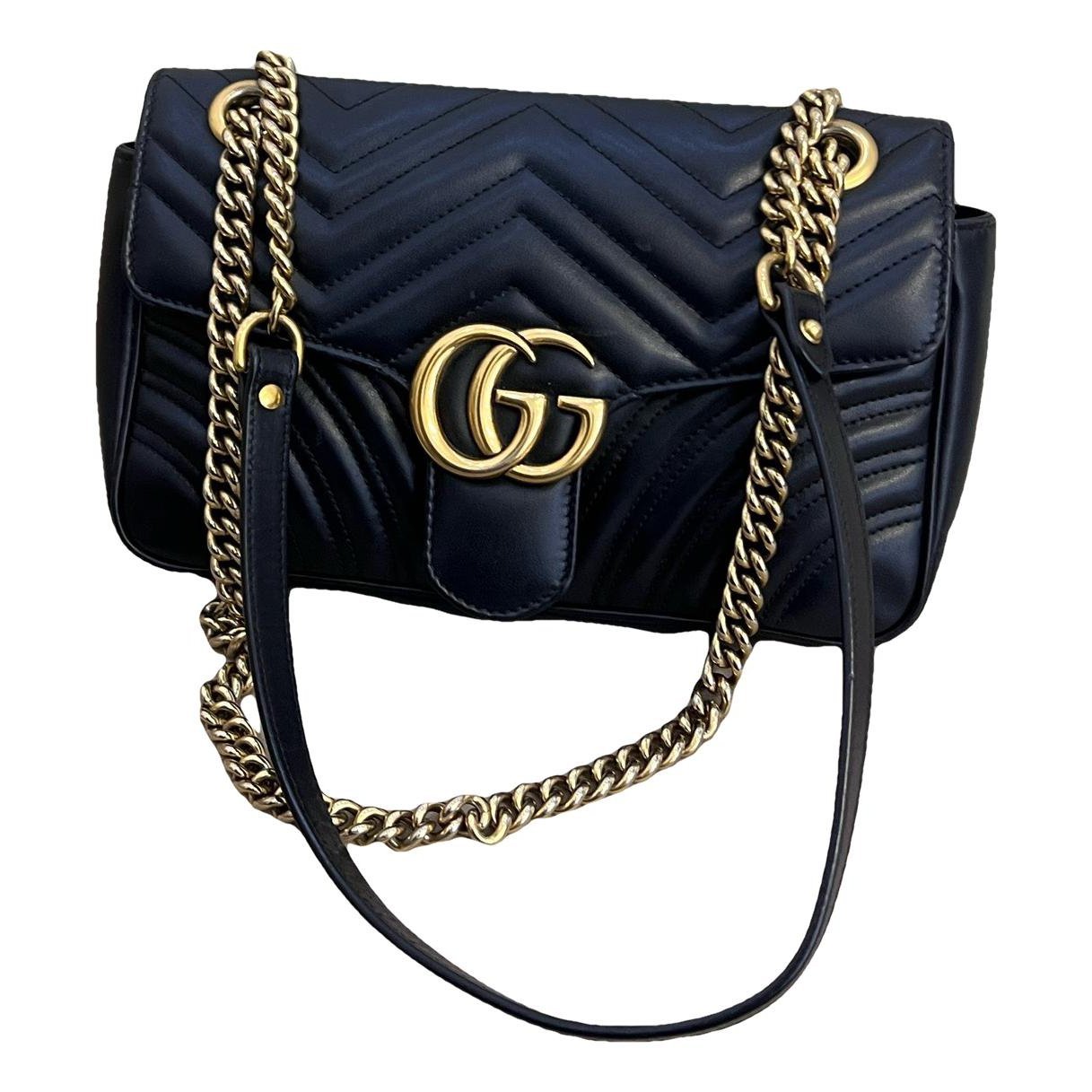 GG Marmont Flap leather crossbody bag