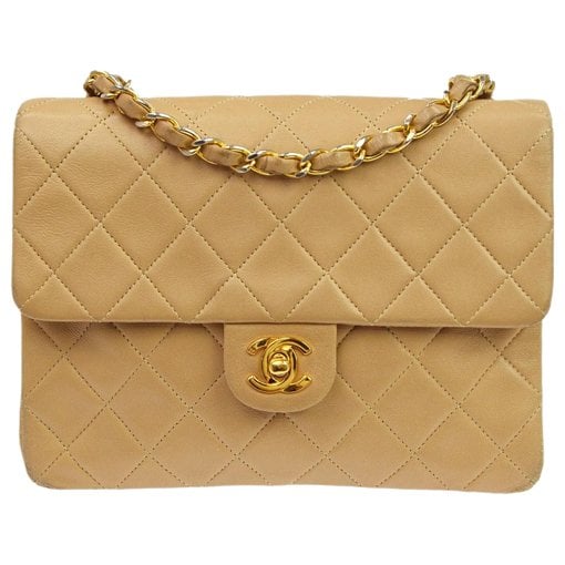 Trendy CC Flap leather handbag