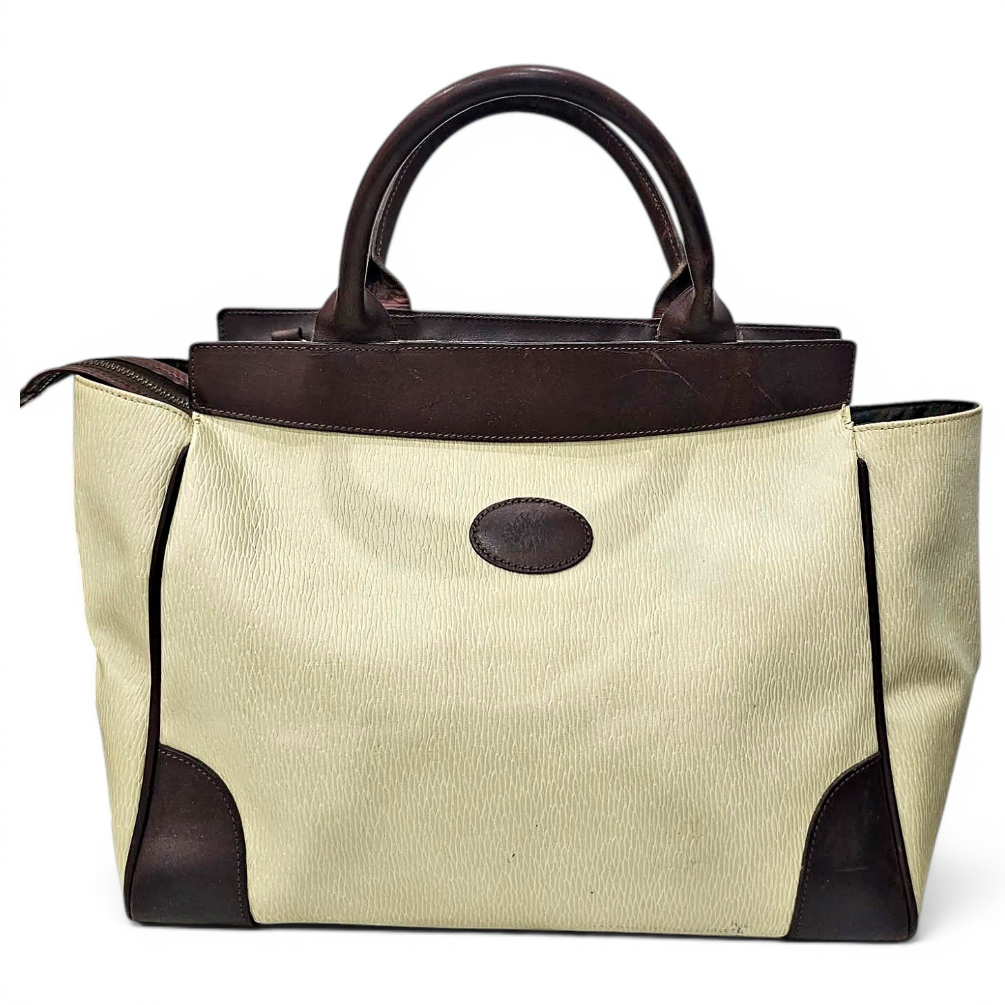 Leather tote