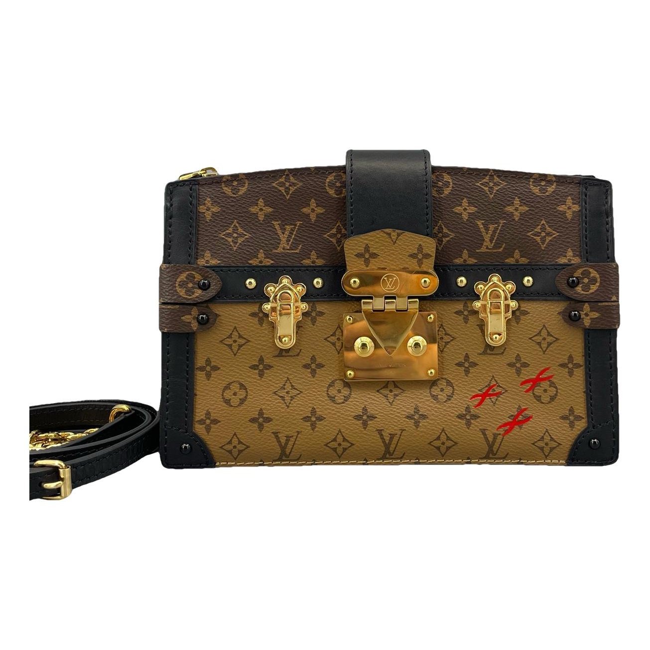 Petite Malle cloth crossbody bag