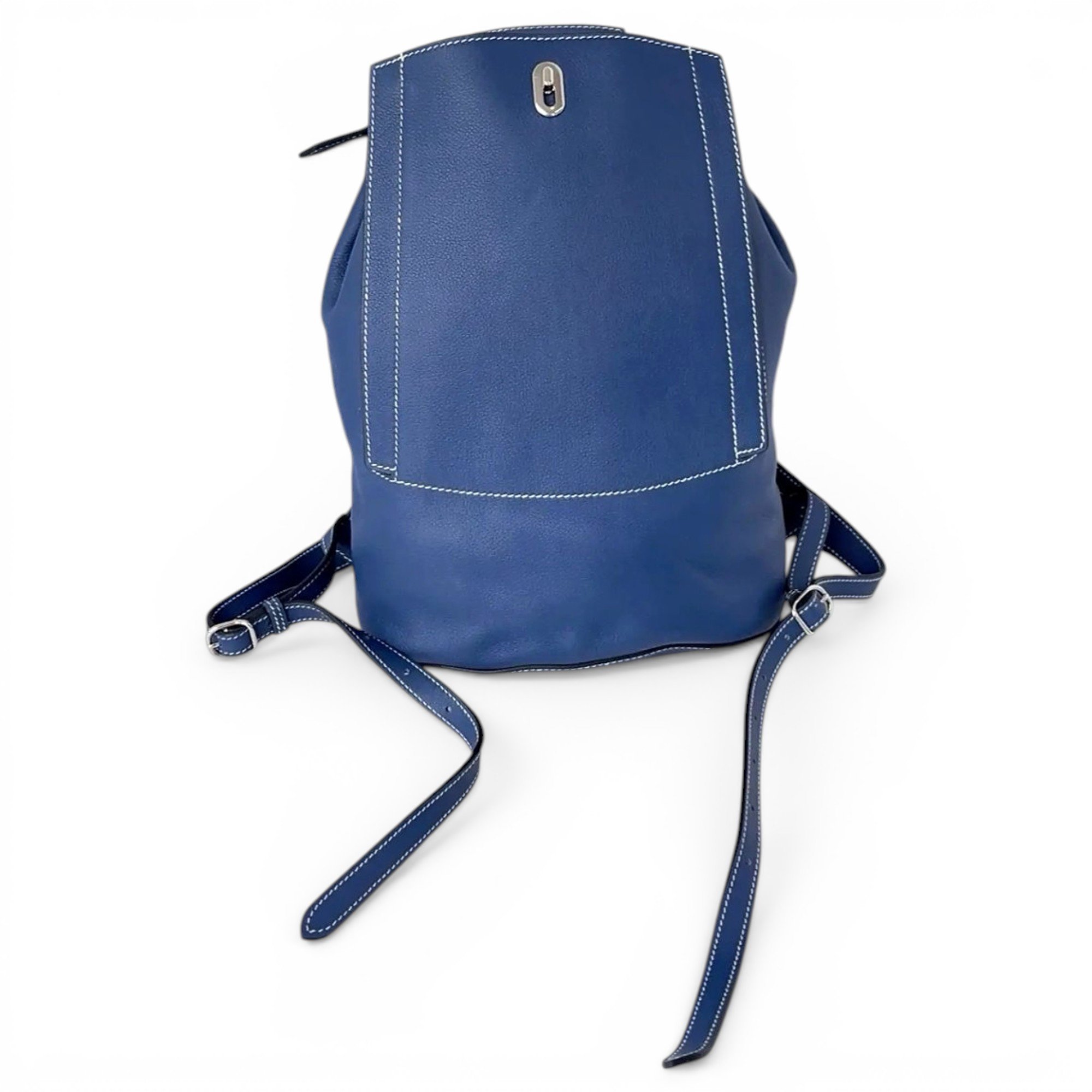 Leather backpack