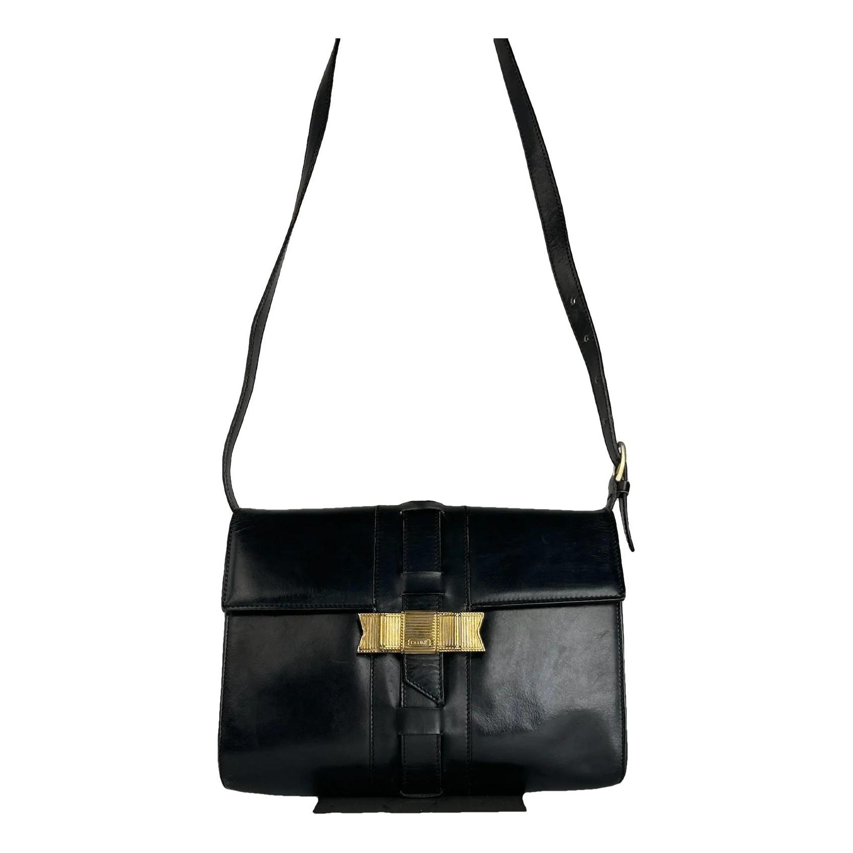 Triomphe leather handbag