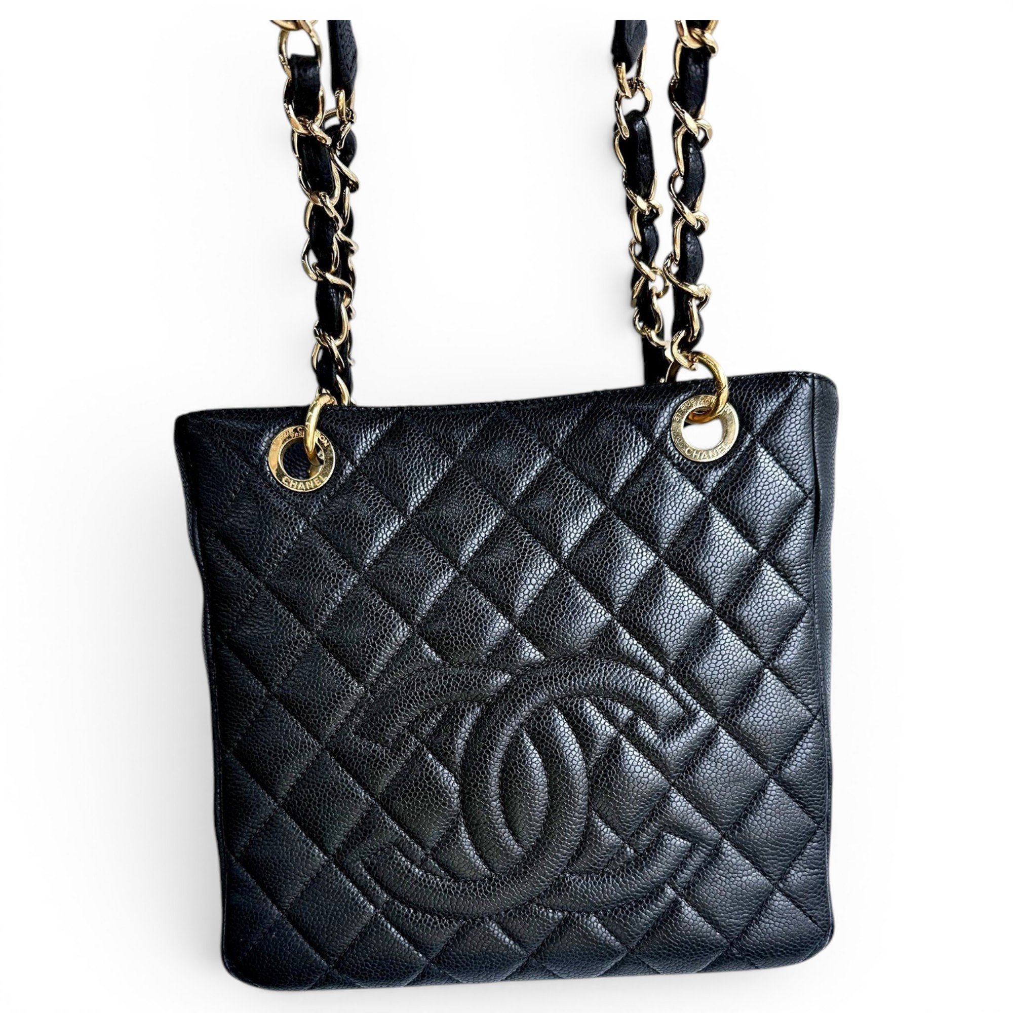 Petite Shopping Tote leather handbag