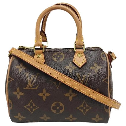Nano Speedy / Mini HL leather handbag