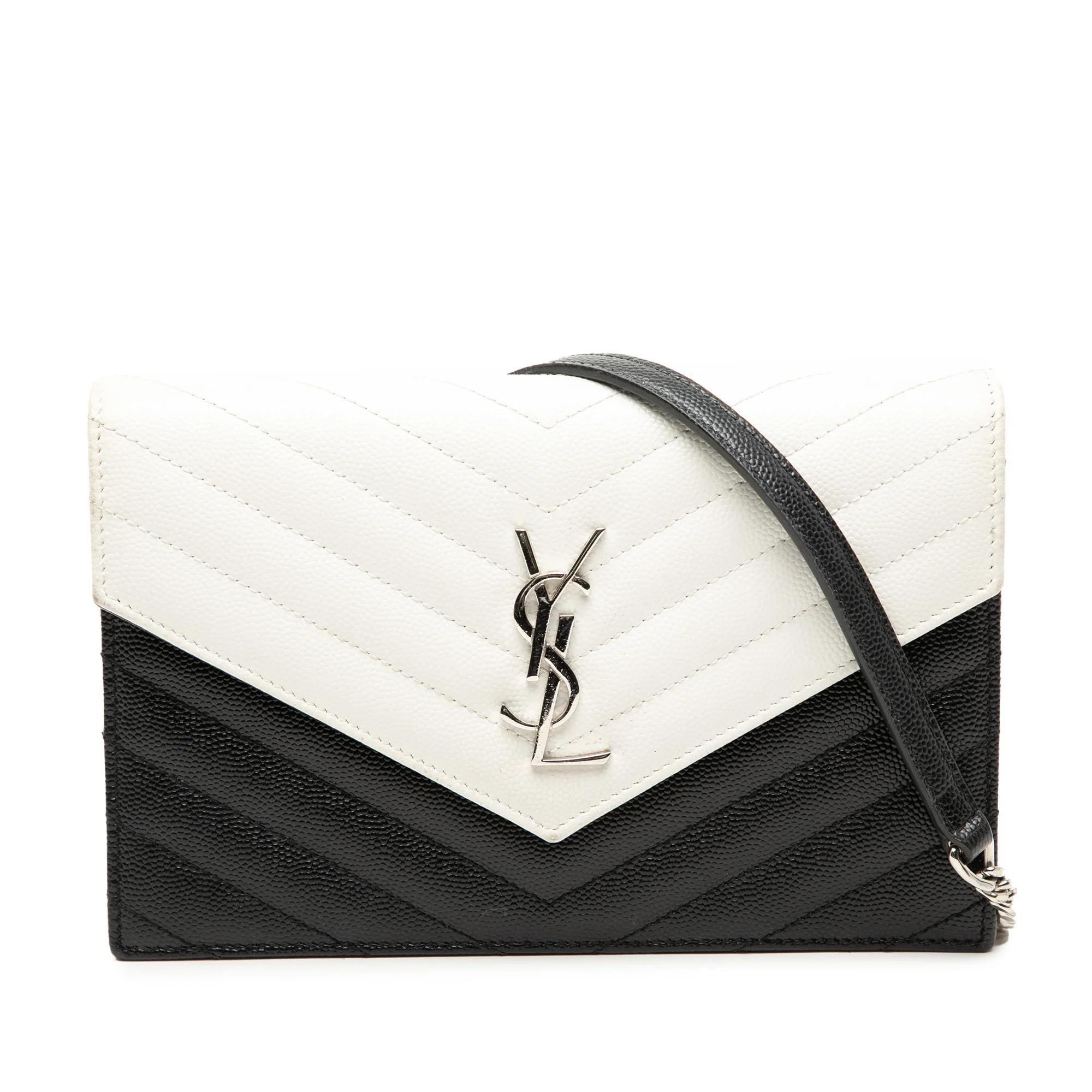 Envelope leather crossbody bag