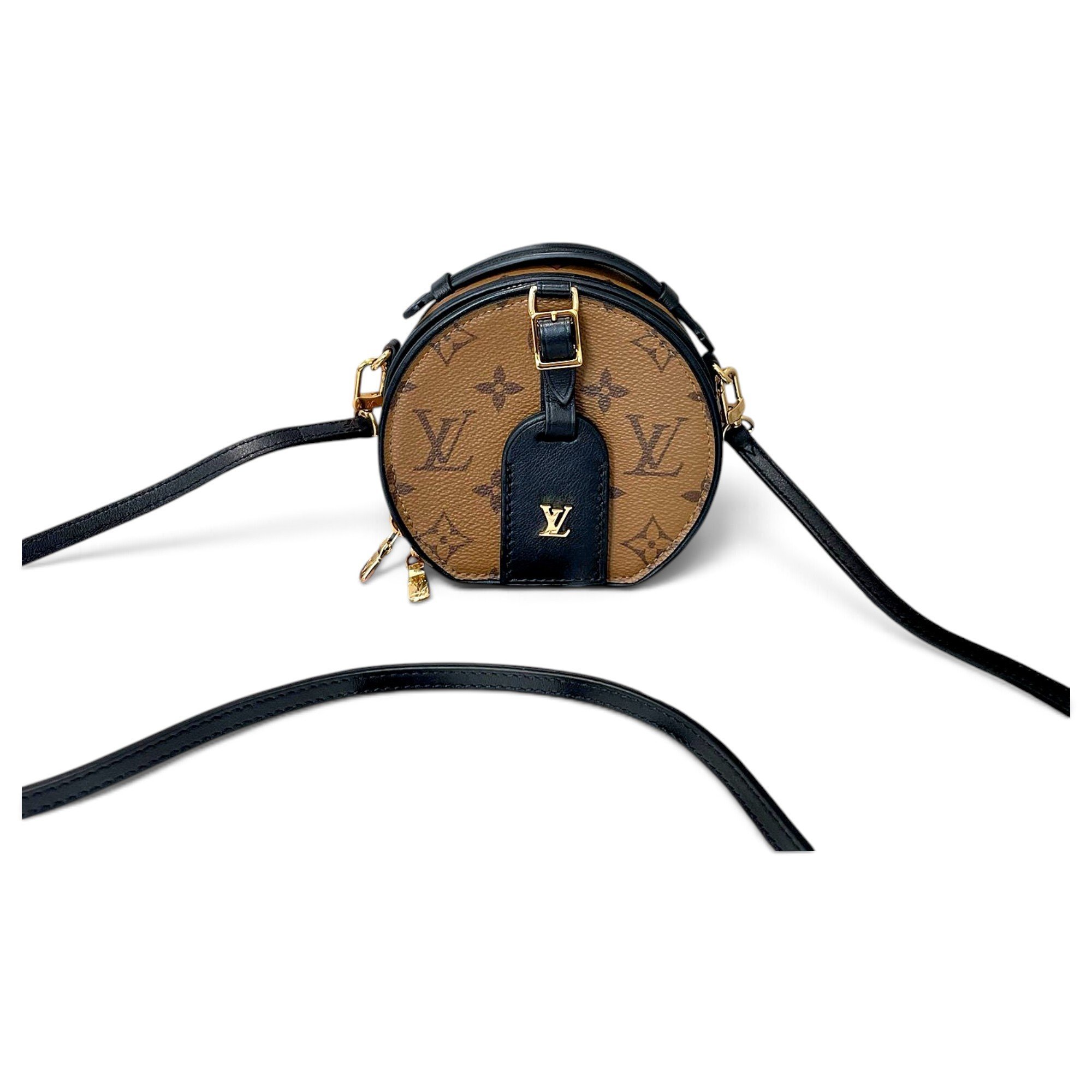 Boîte chapeau souple leather handbag