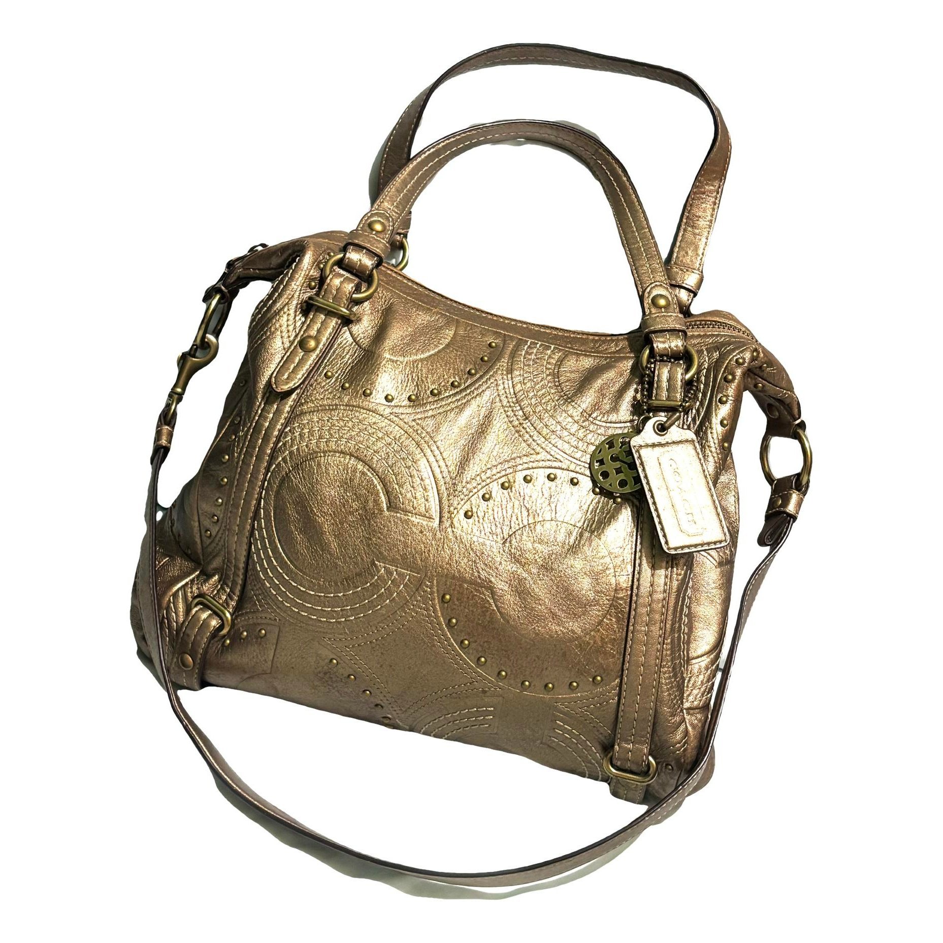 Leather tote