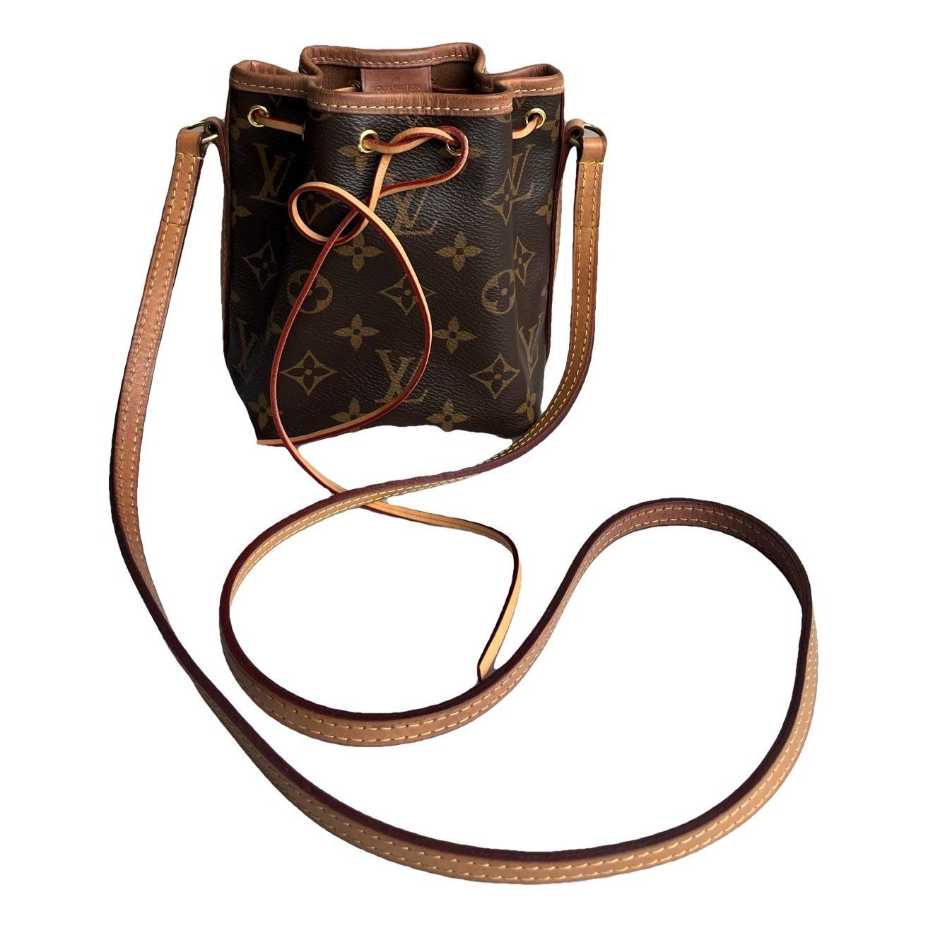 Nano Noé leather handbag