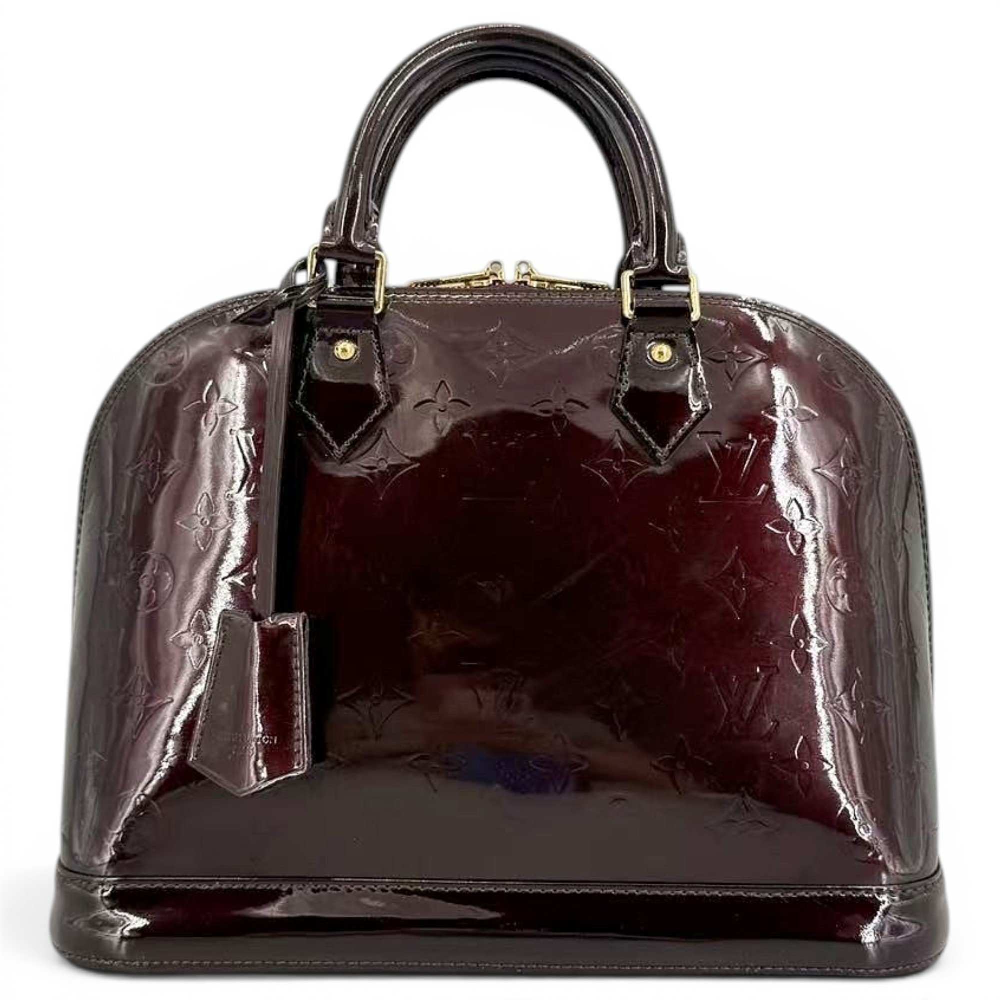 Alma patent leather handbag