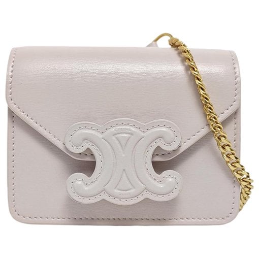 Celine Triomphe leather crossbody bag