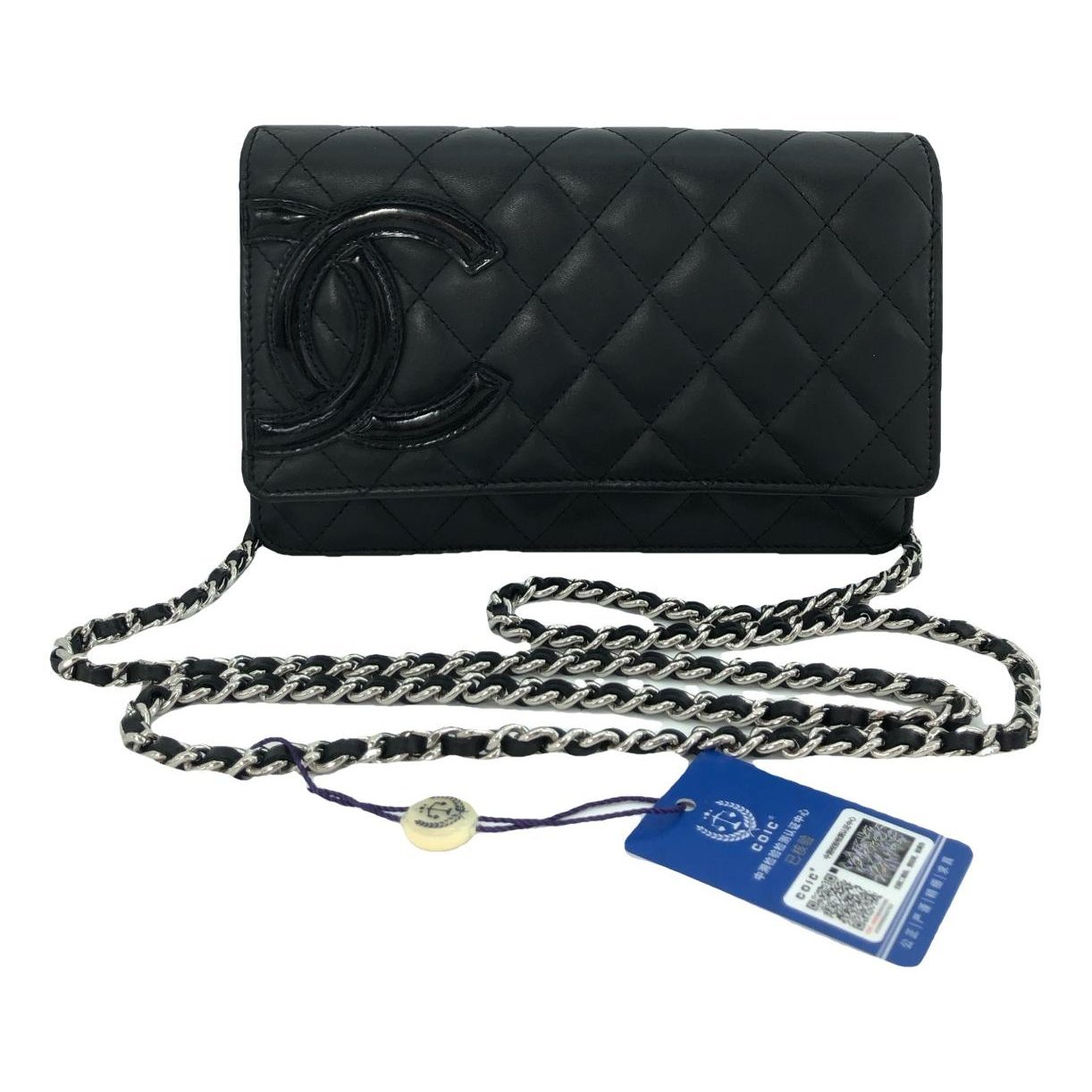 Wallet On Chain Cambon leather crossbody bag