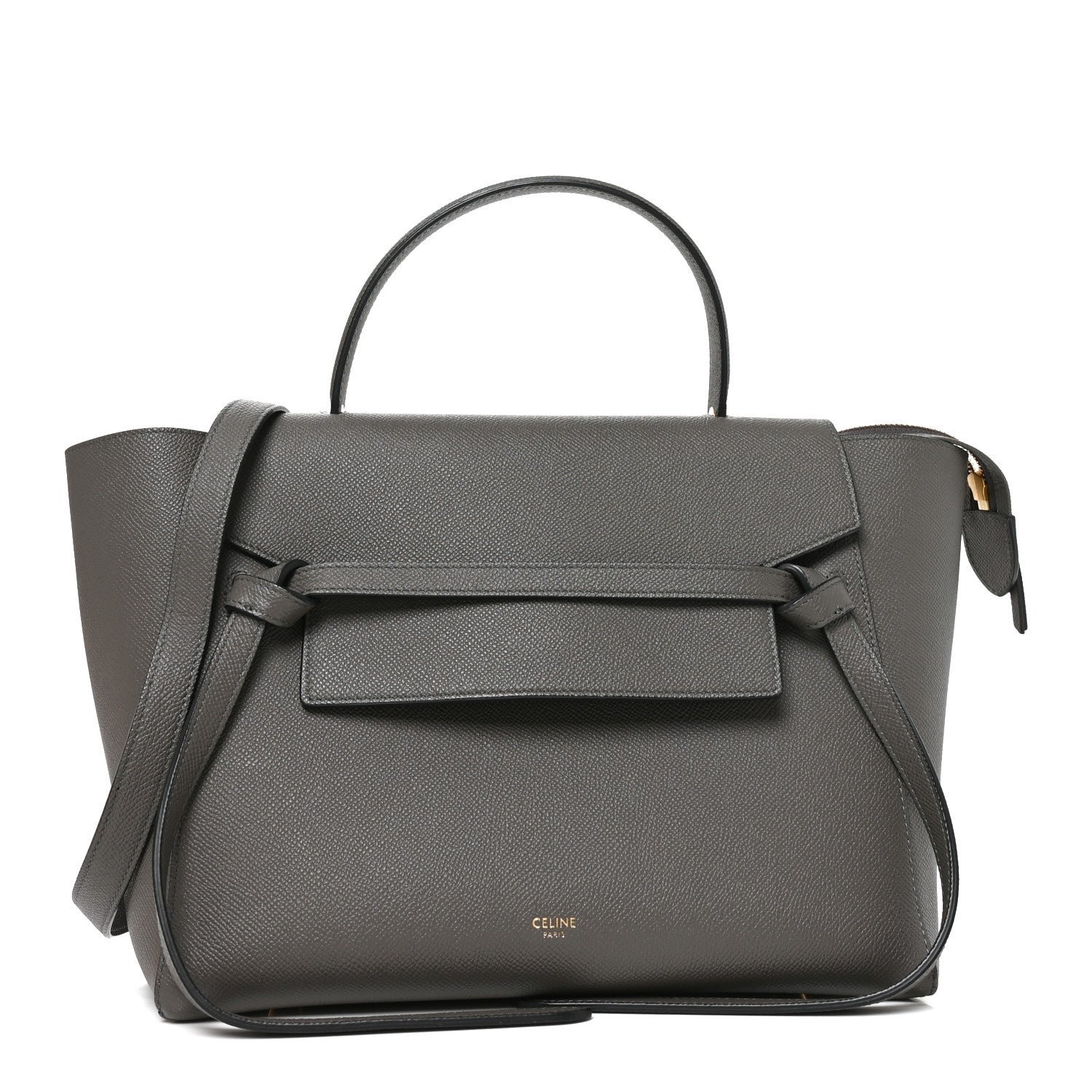 Celine Grained Calfskin Mini Belt Bag Grey