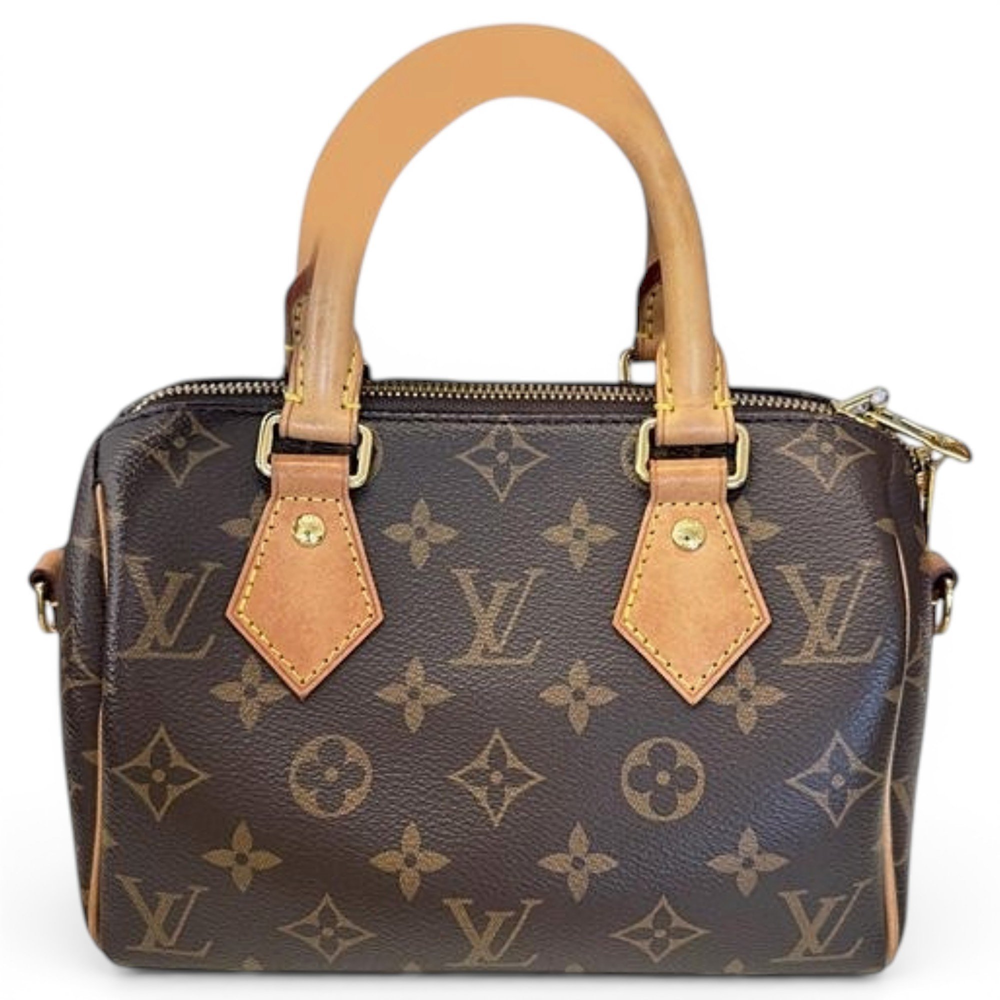 Nano Speedy / Mini HL leather handbag
