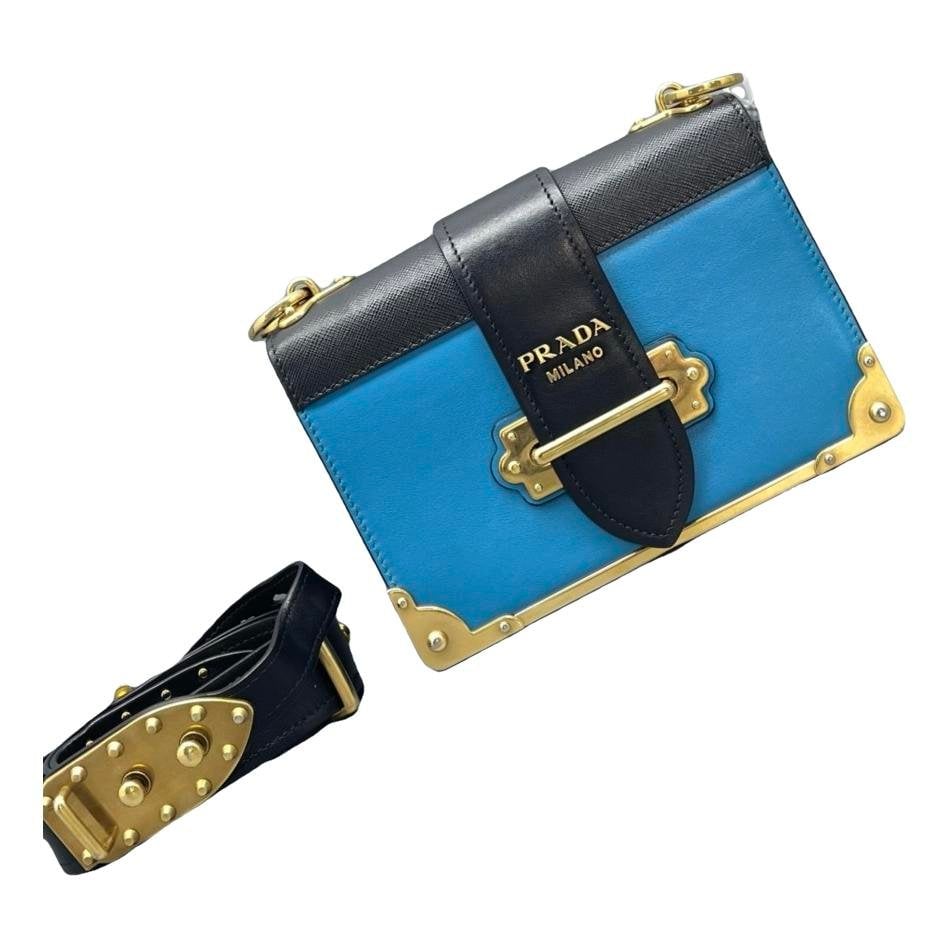 Cahier leather handbag