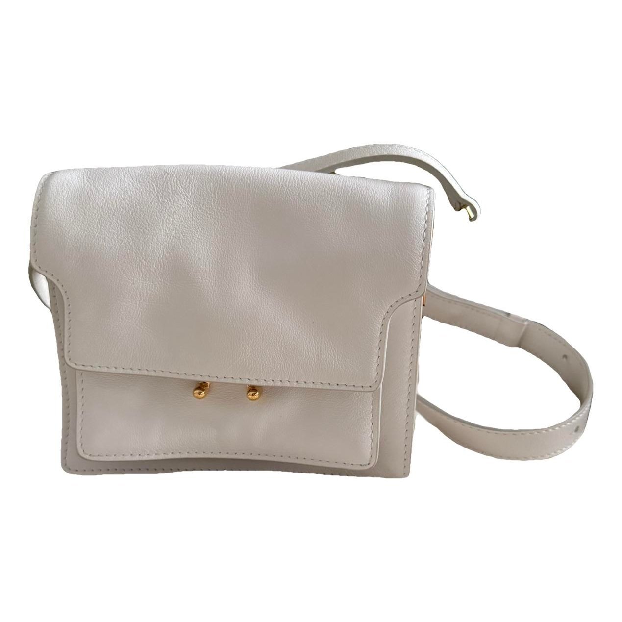 Marni Trunk leather crossbody bag