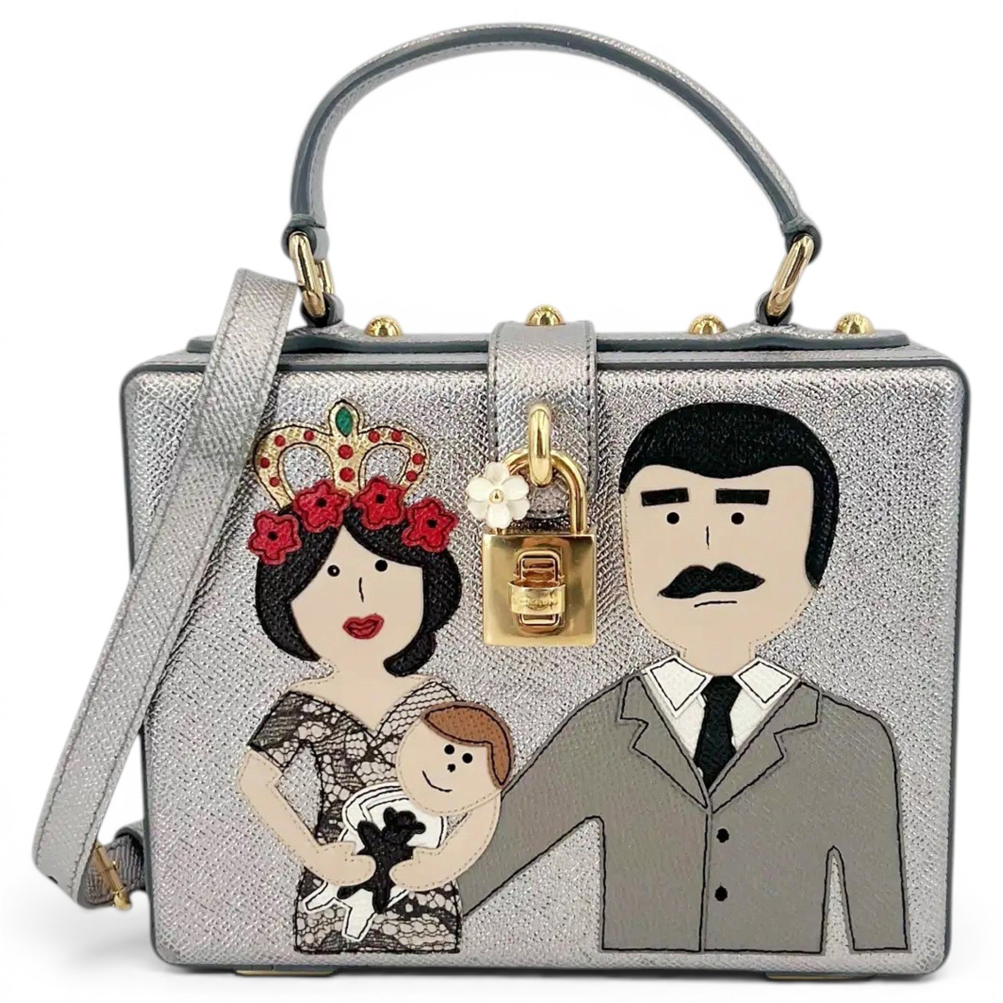 Dolce Box leather handbag