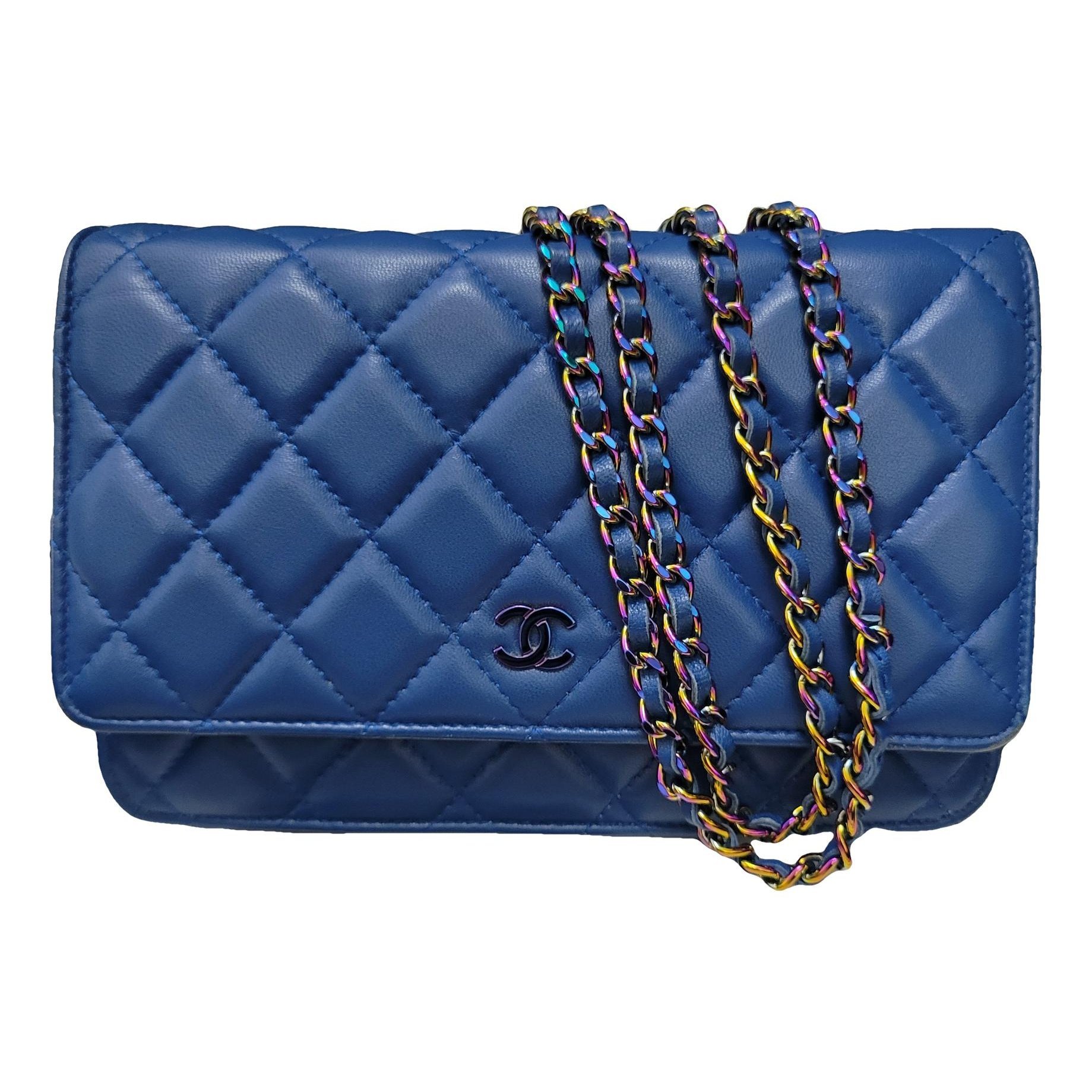 Wallet On Chain Timeless/Classique leather crossbody bag