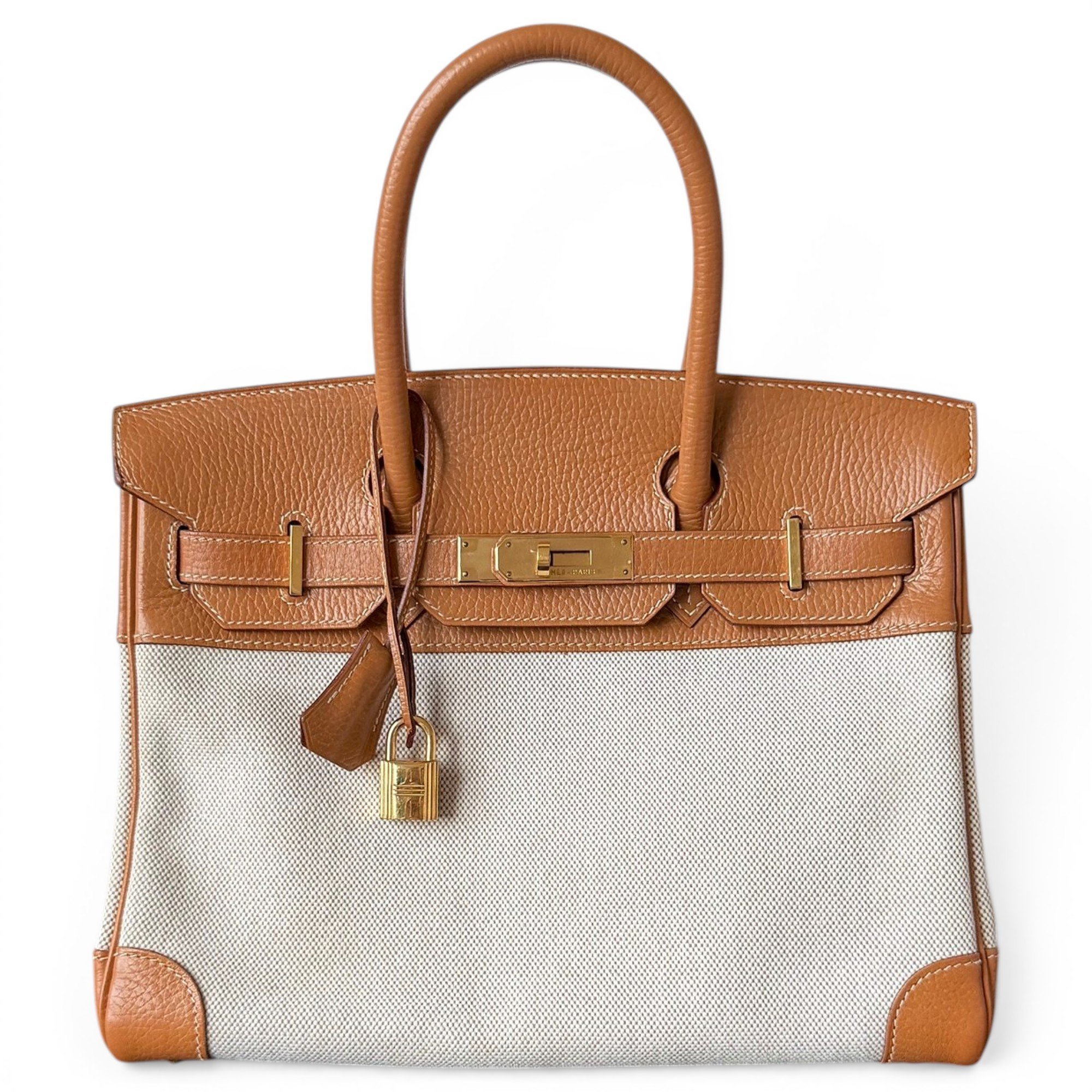 Birkin 30 leather handbag