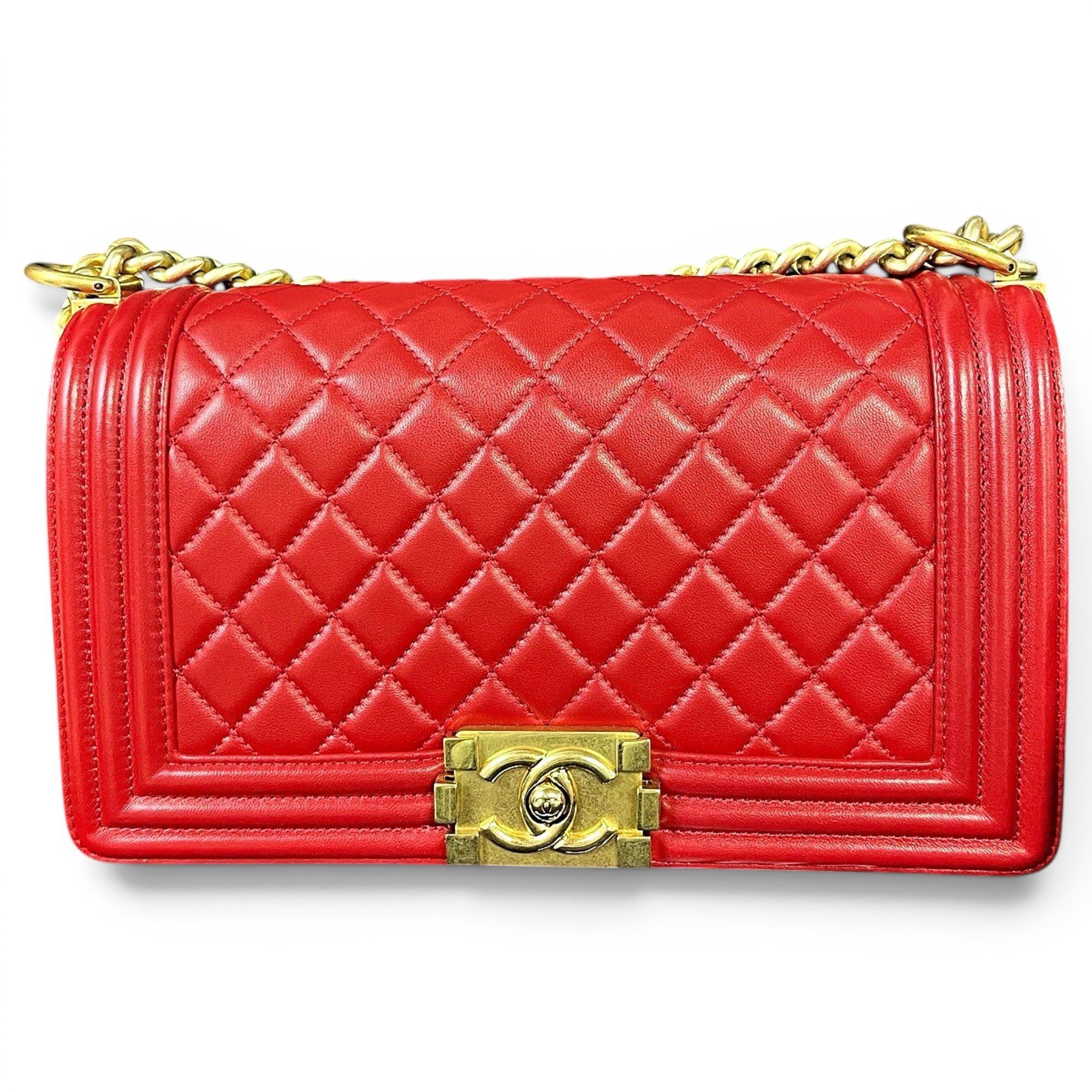 Boy leather crossbody bag