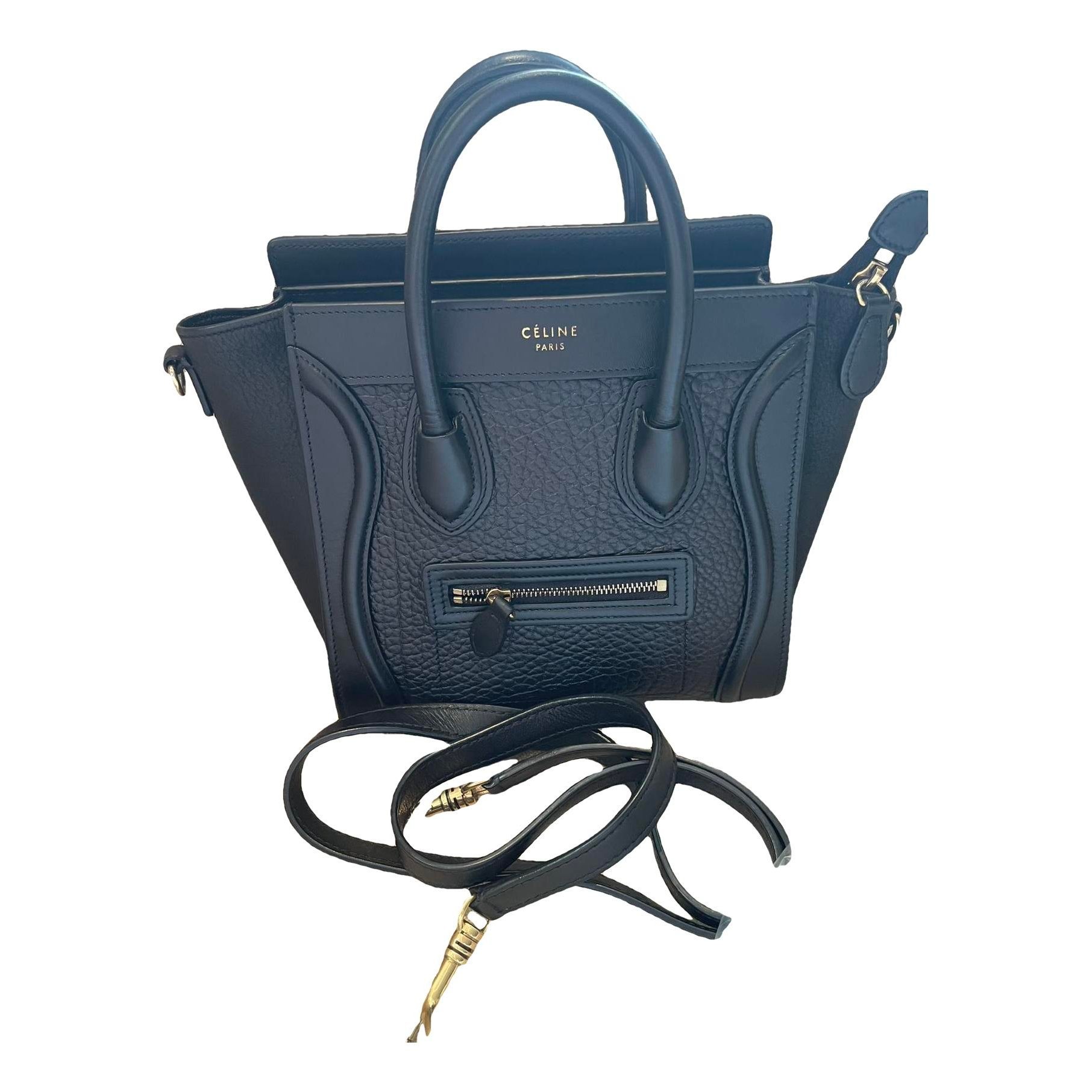 Nano Luggage leather handbag