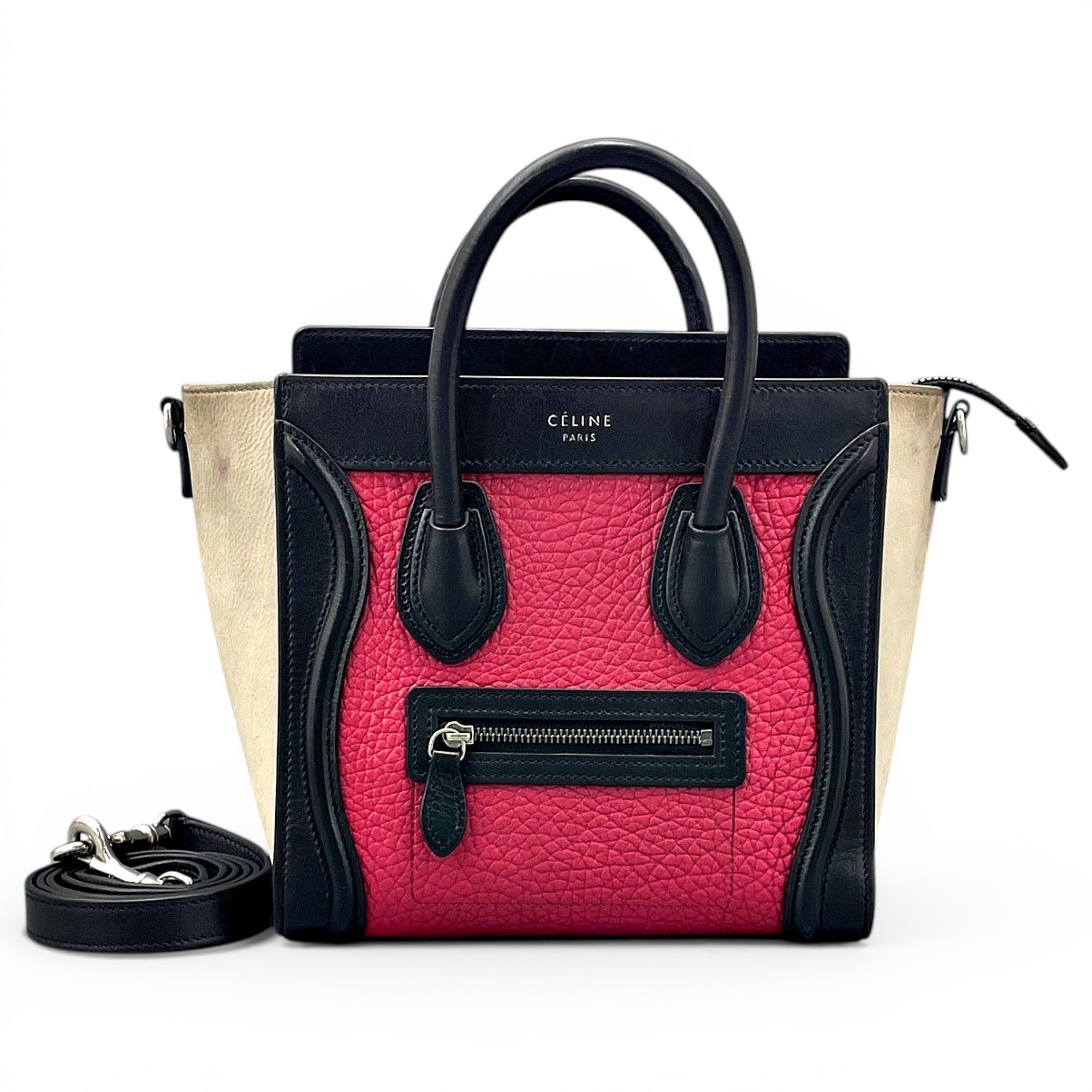 Nano Luggage leather handbag