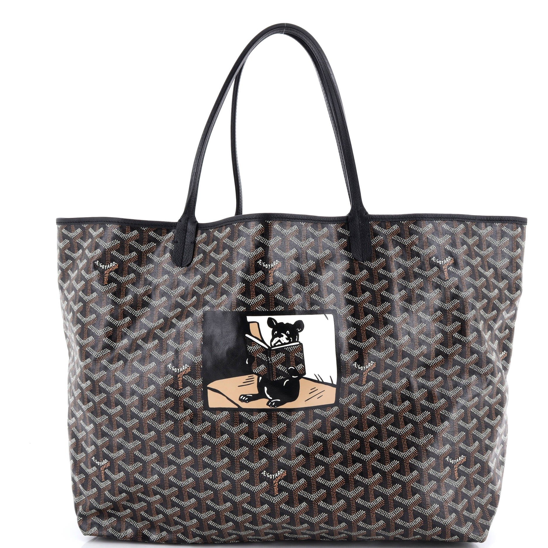 Goyard Saint Louis Tote Printed Coated Canvas GM