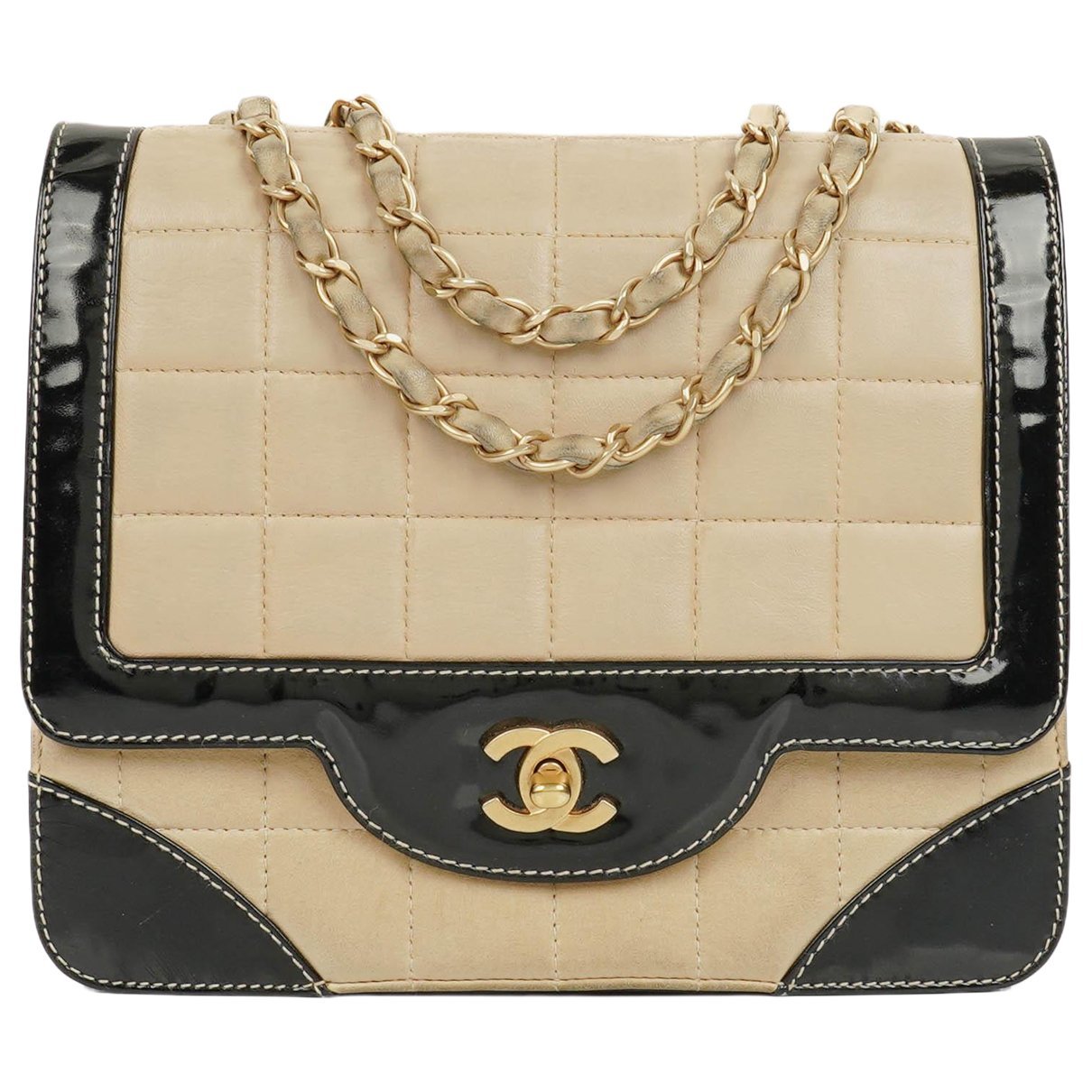 East West Chocolate Bar leather handbag