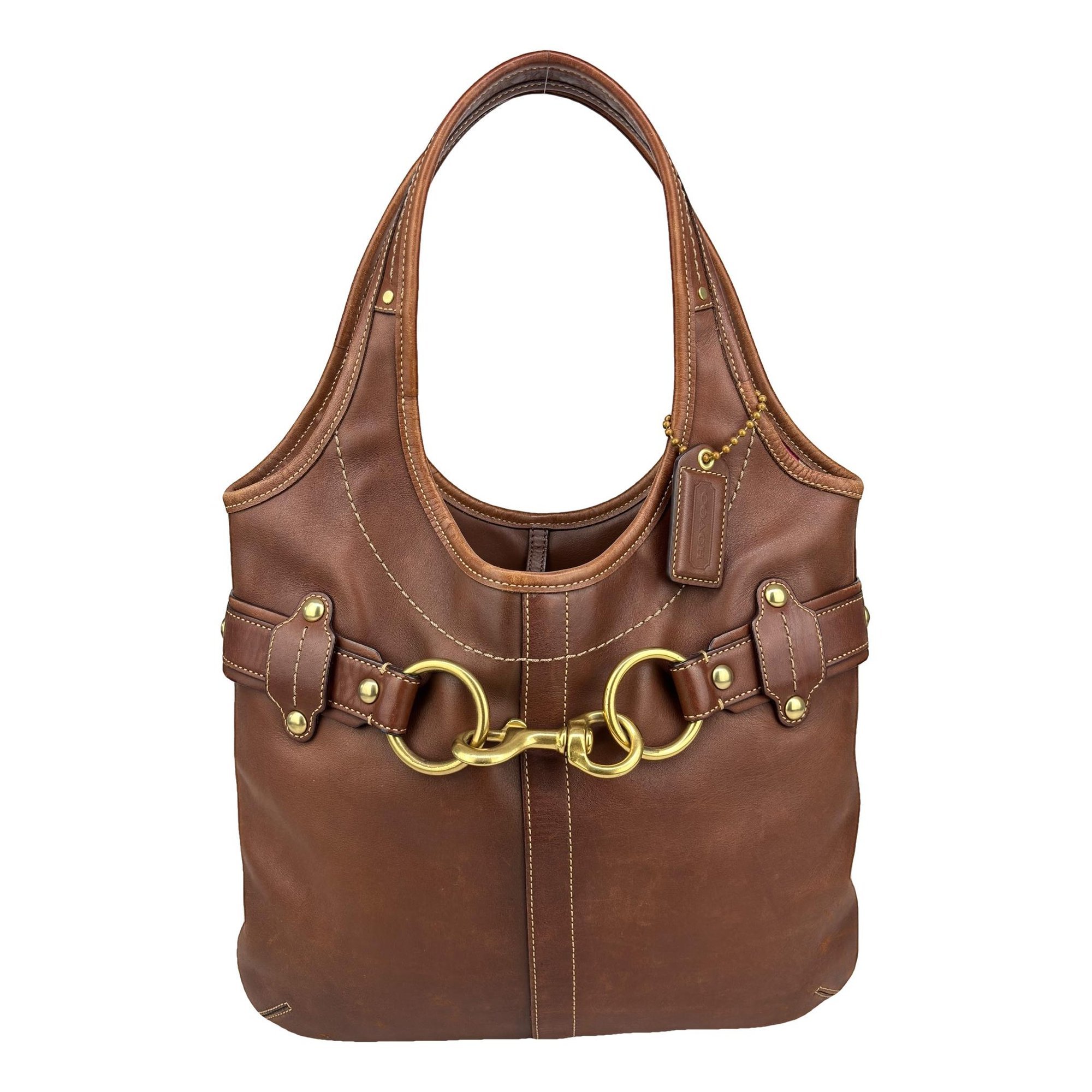Signature Sufflette leather handbag
