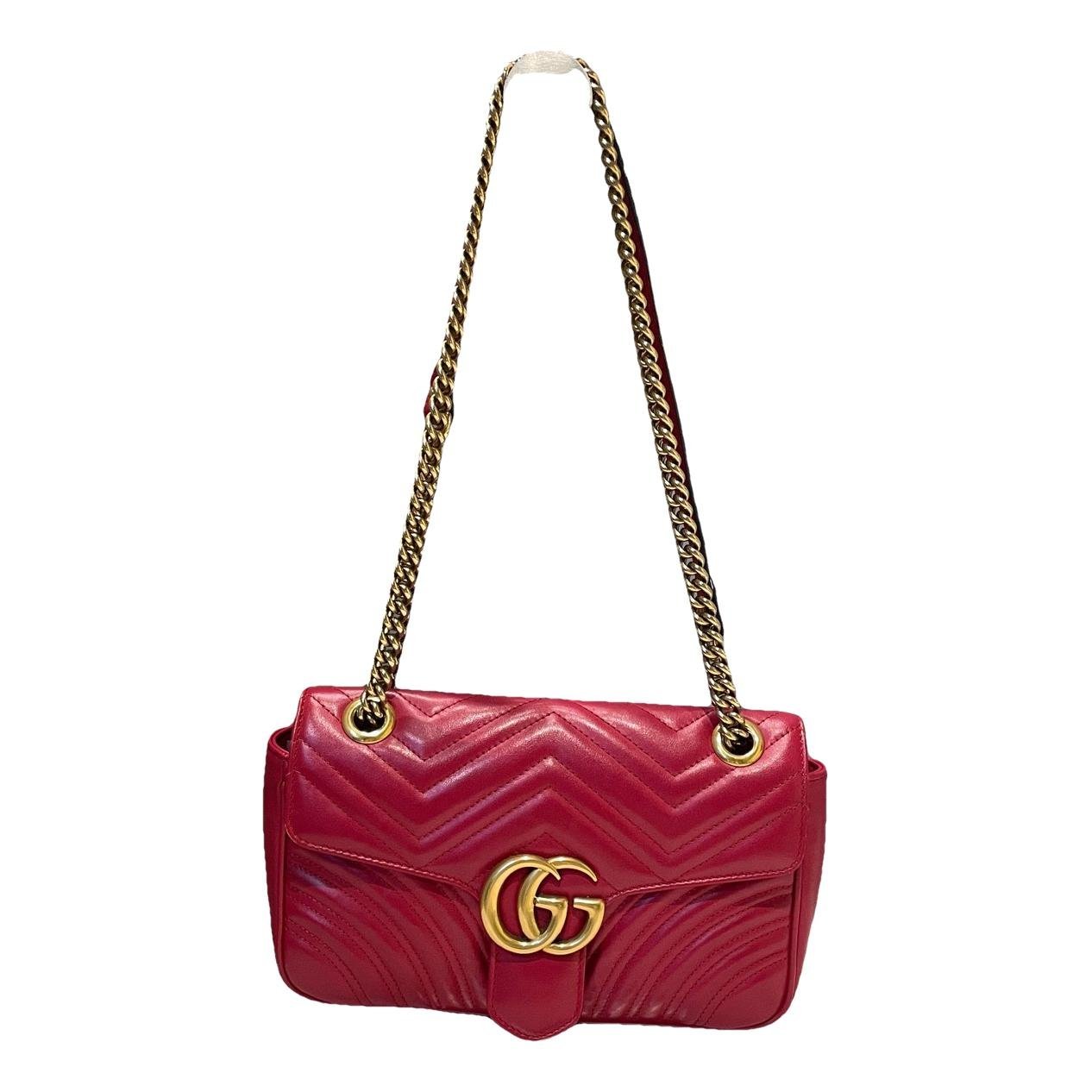 GG Marmont Flap leather handbag