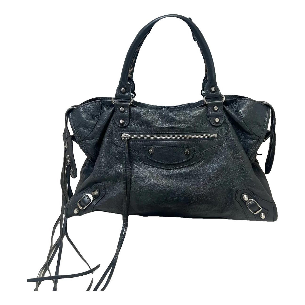 City leather crossbody bag