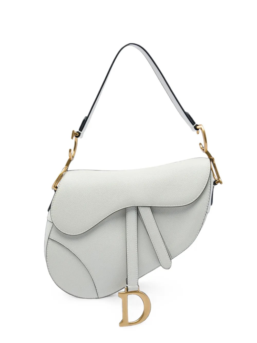 2021 Grained Calfskin Saddle Bag shoulder bag