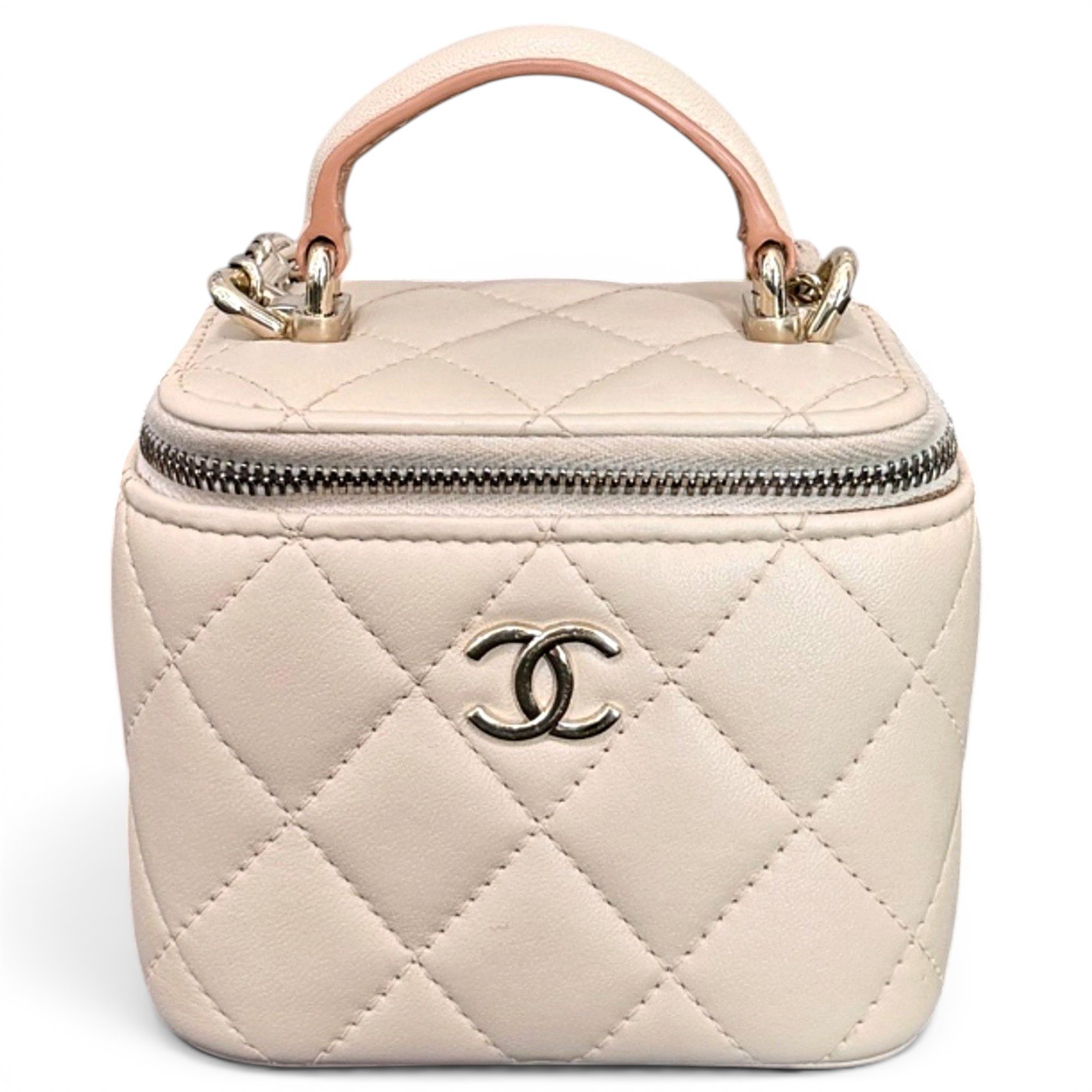 Trendy CC Vanity leather handbag