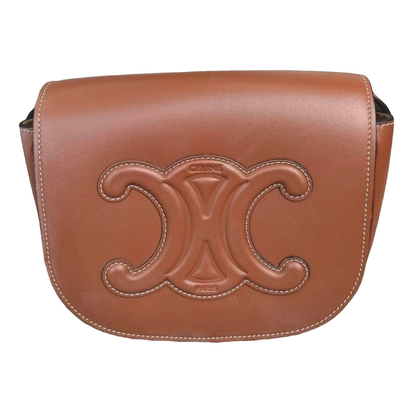 Triomphe Maillon leather handbag