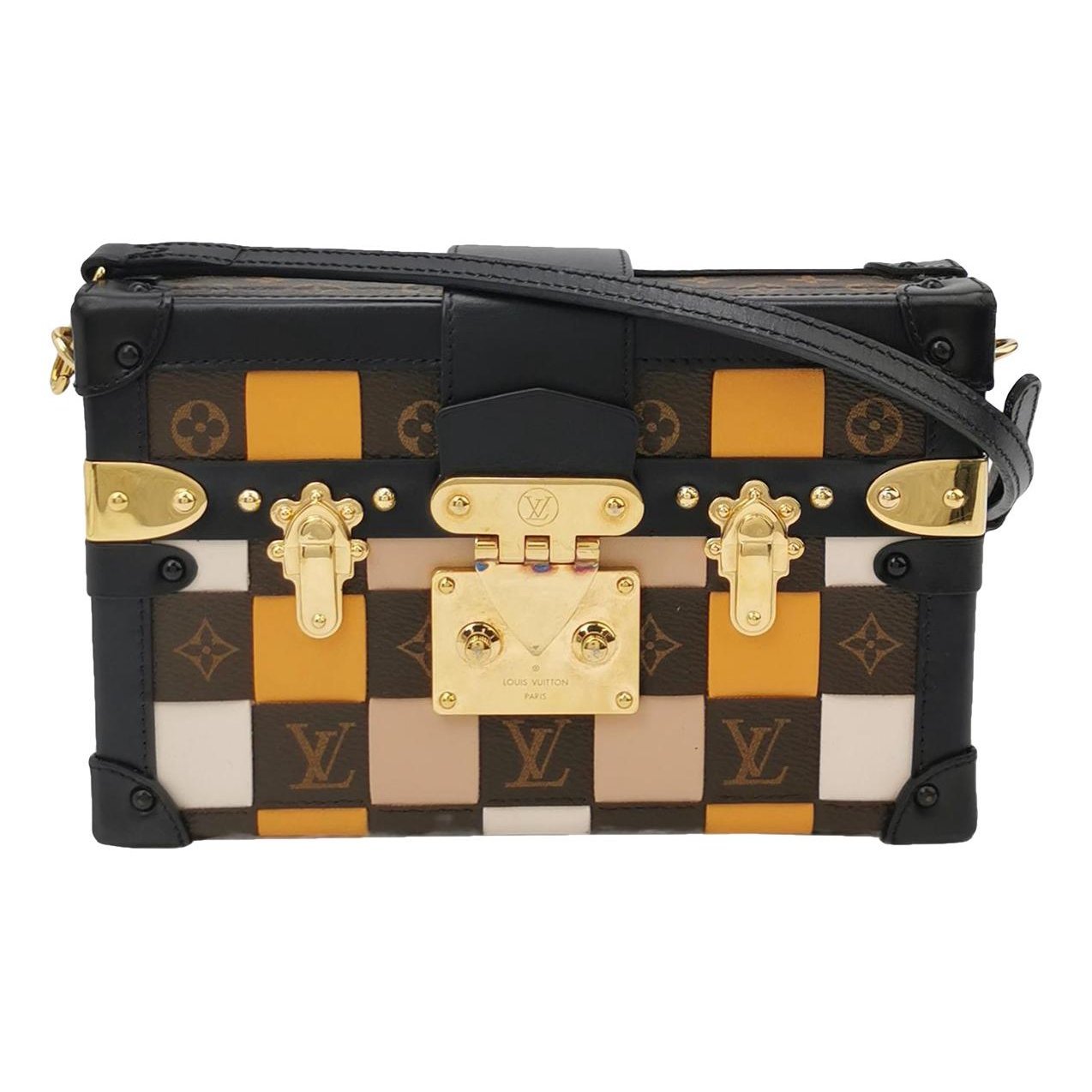 Petite Malle leather handbag