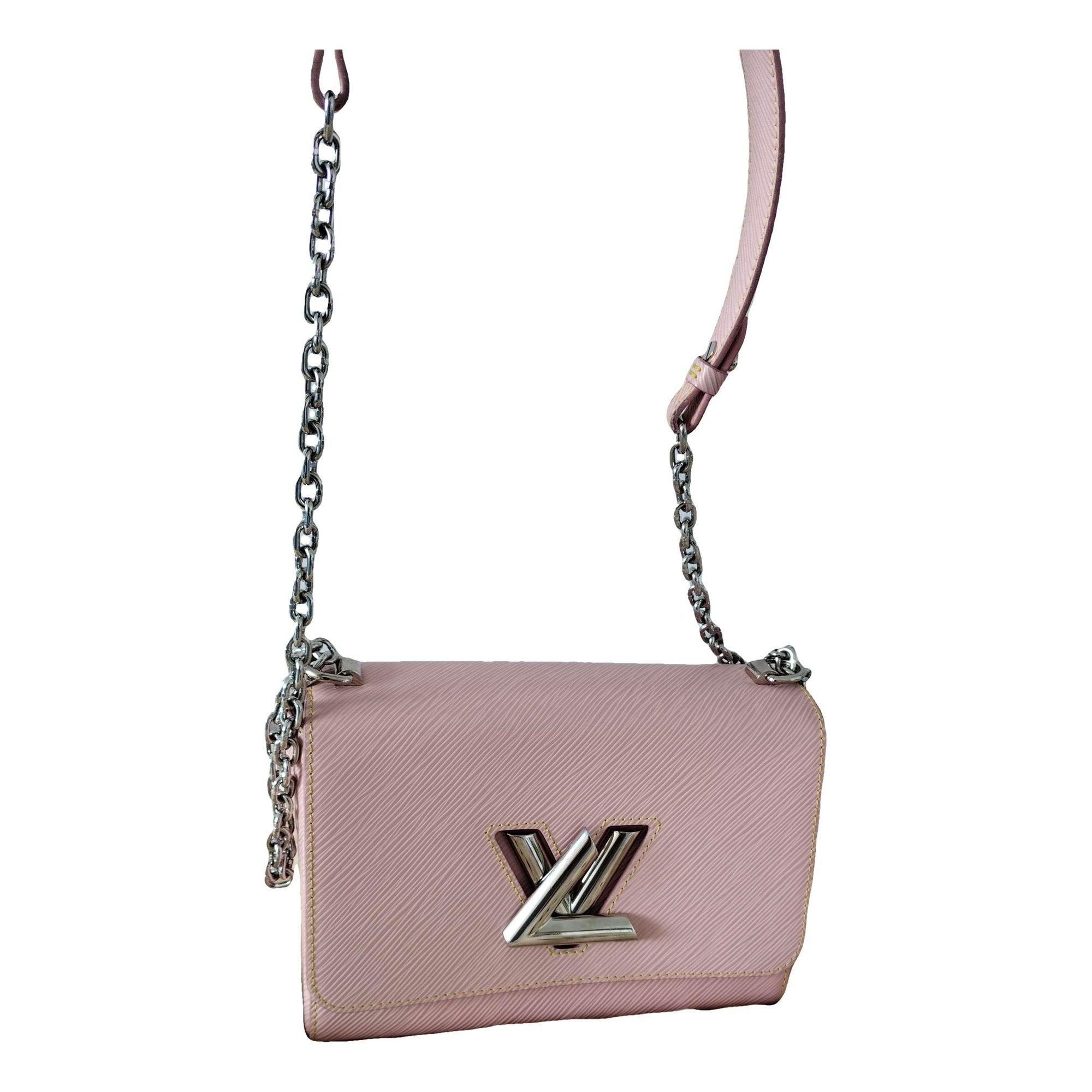 Twist leather handbag