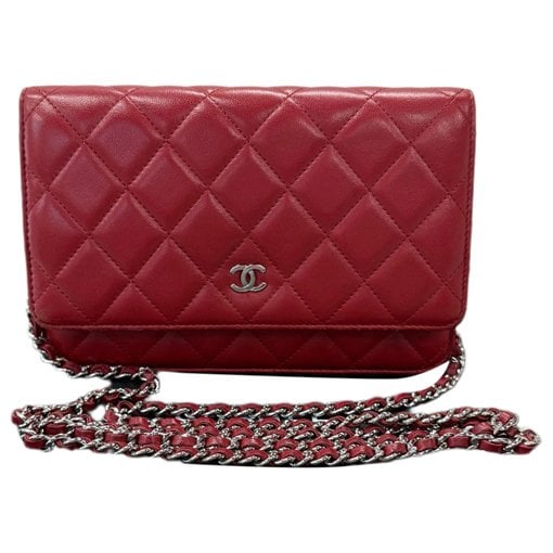 Wallet On Chain Timeless/Classique leather handbag