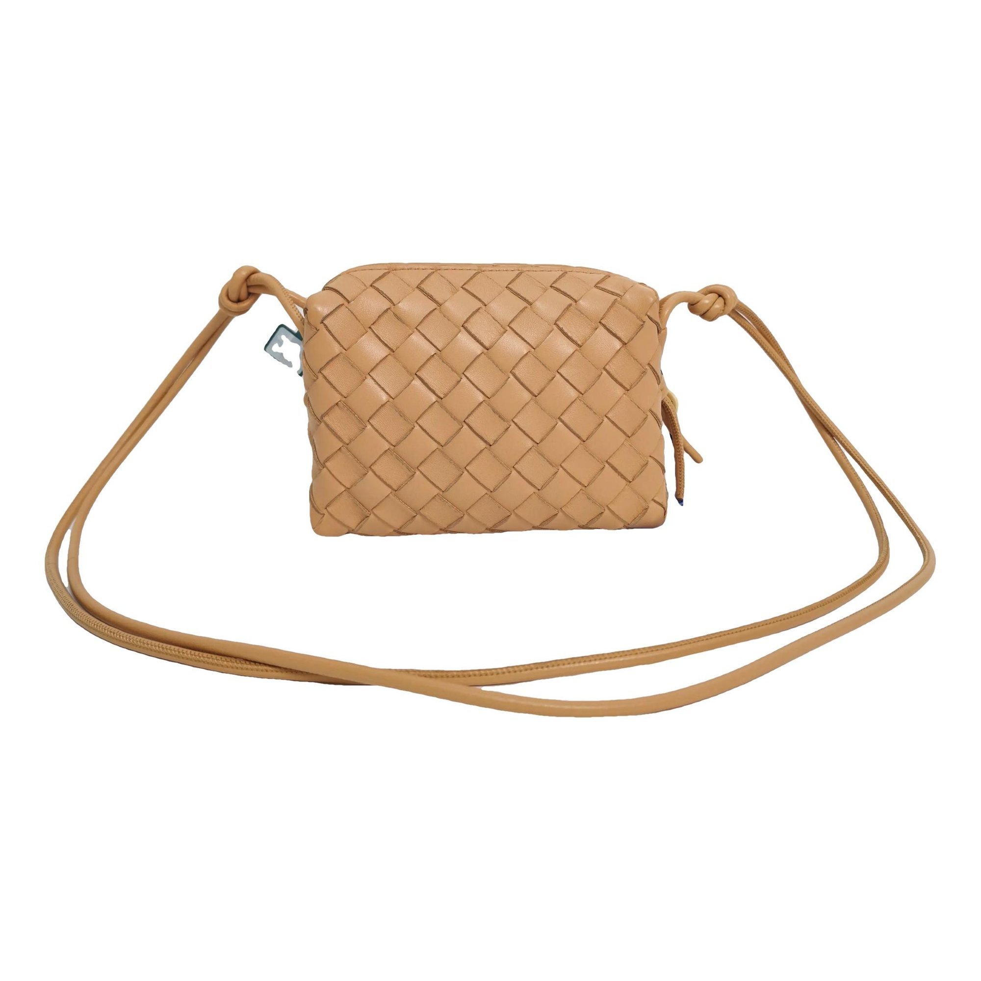 Loop leather handbag