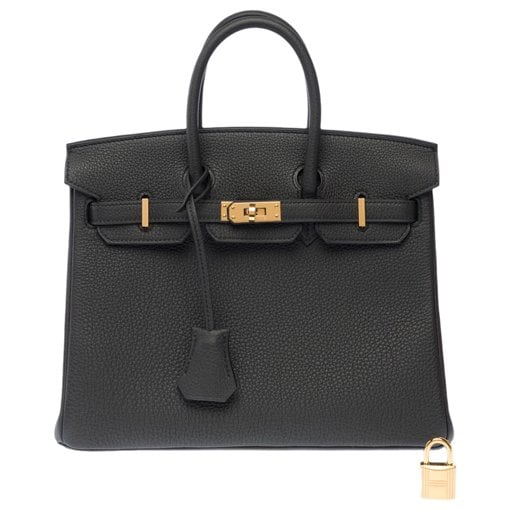 Hermes Birkin 25 Handbag Togo Leather 2025