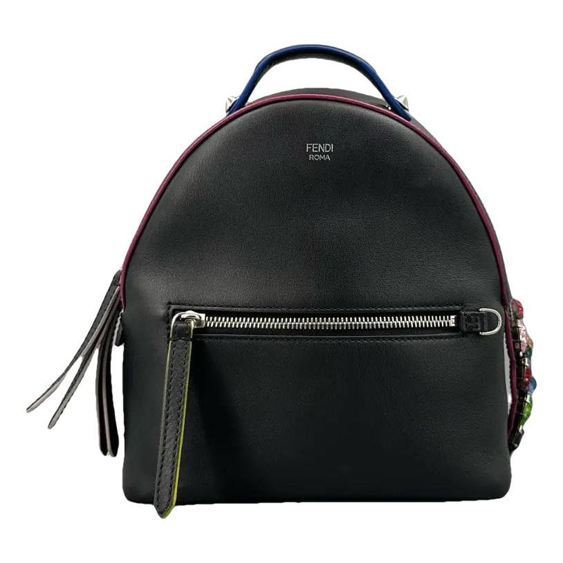 Leather backpack