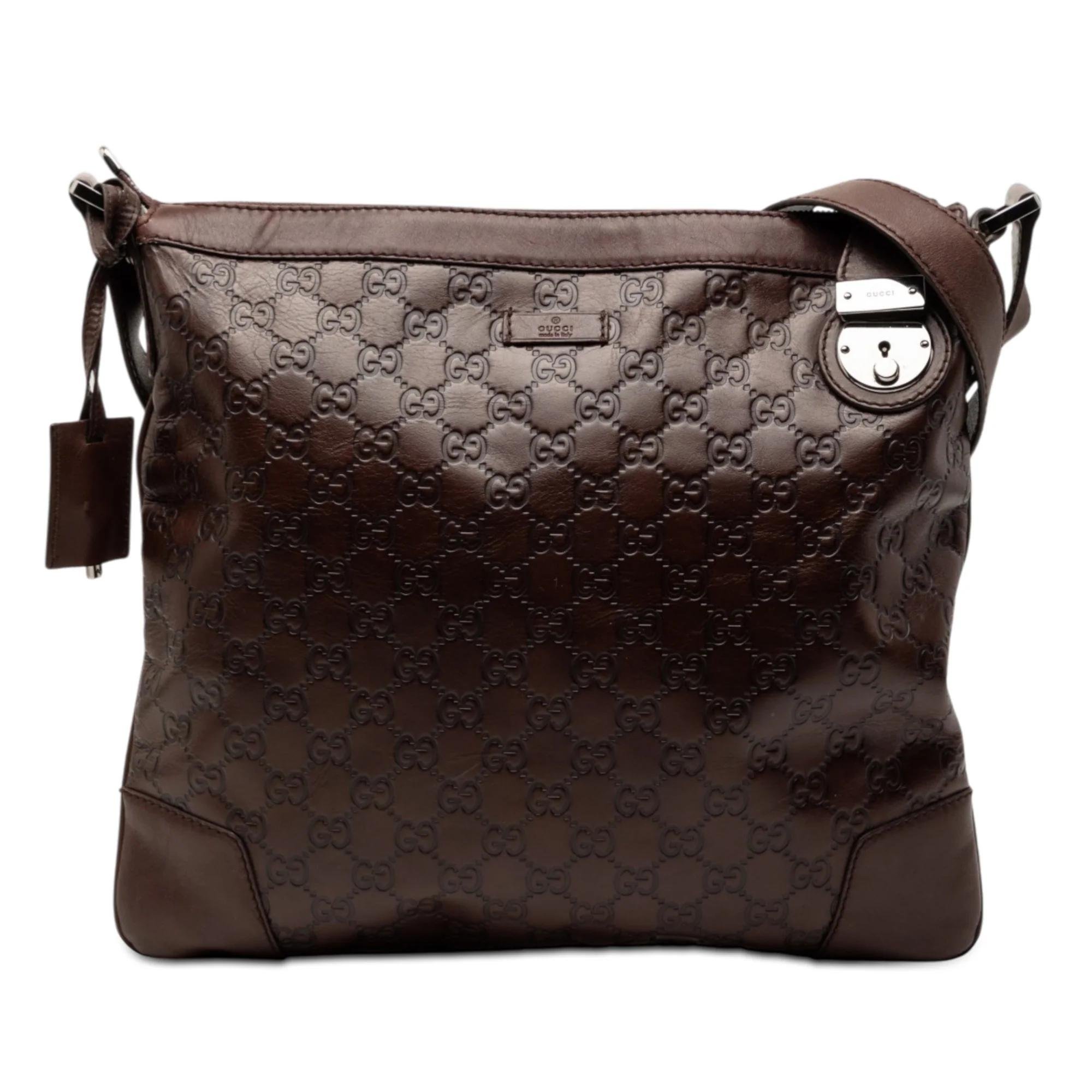 Leather crossbody bag