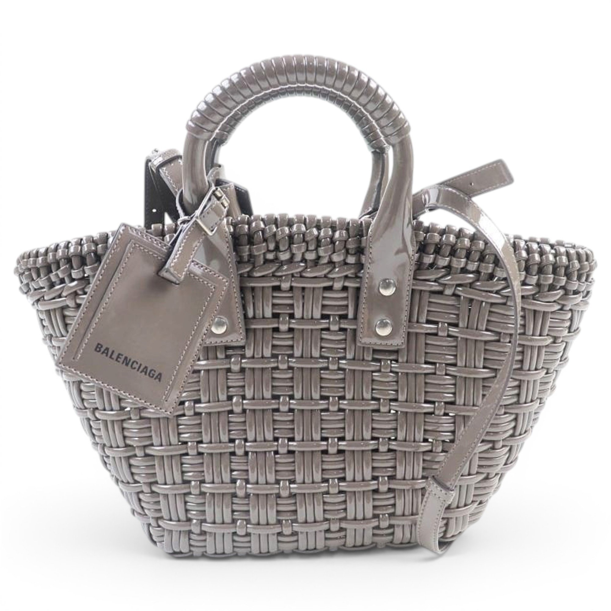 B leather handbag