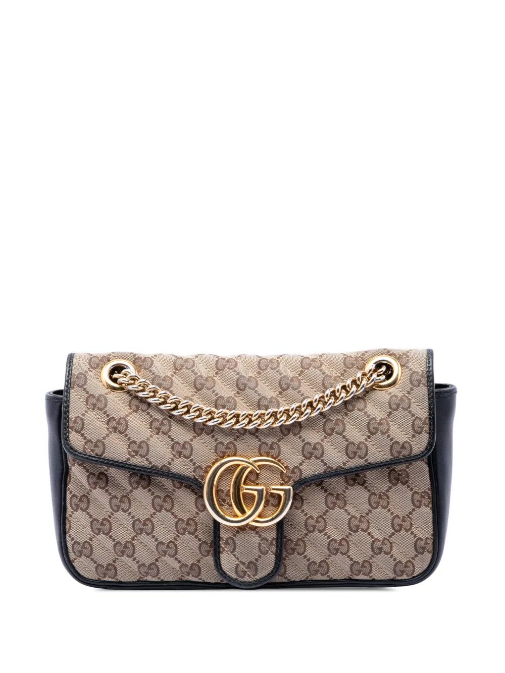 2016-2026 Medium GG Marmont Matelasse Diagonal GG Canvas shoulder bag