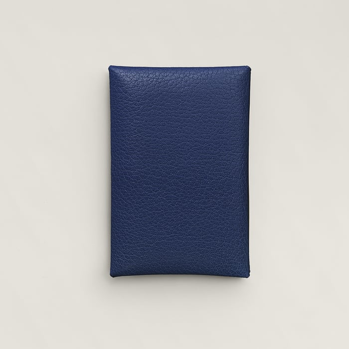 Bleu Saphir Calvi Card Holder