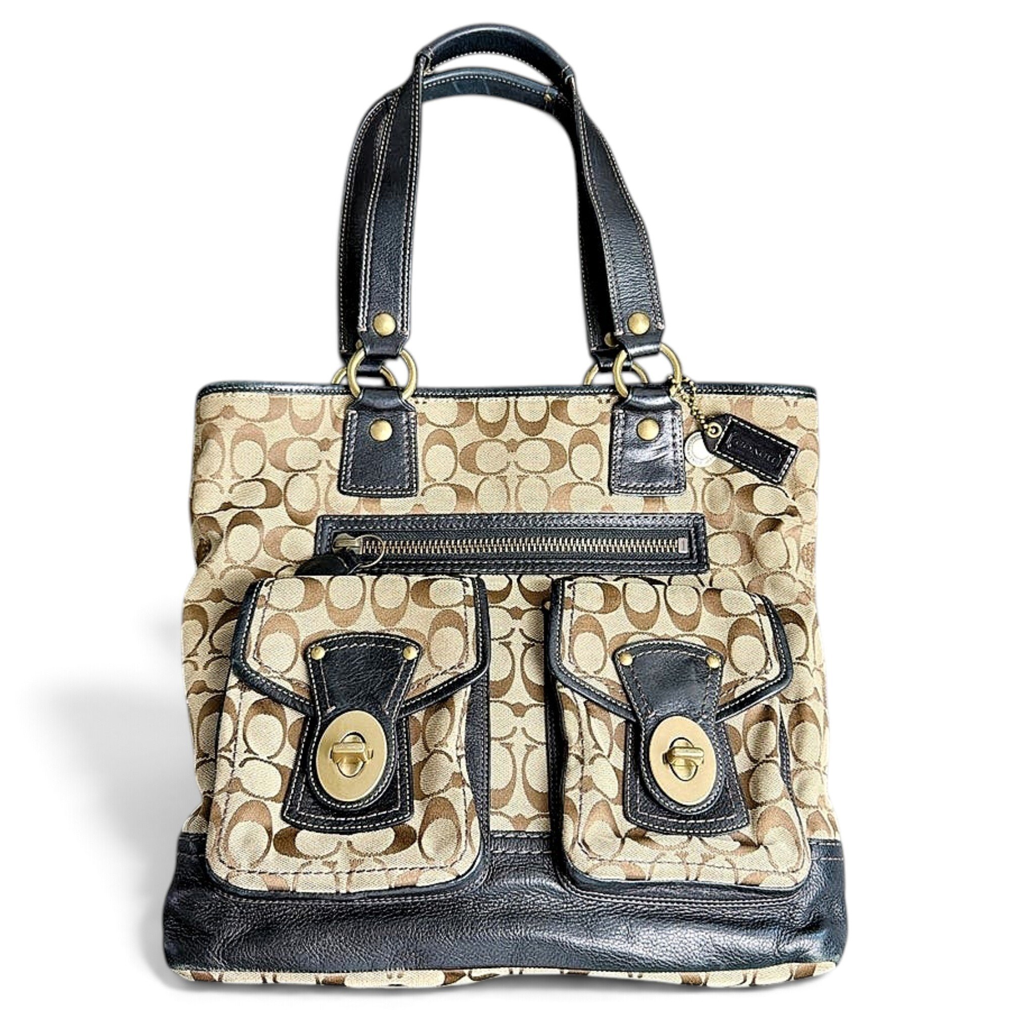 Signature Sufflette leather tote